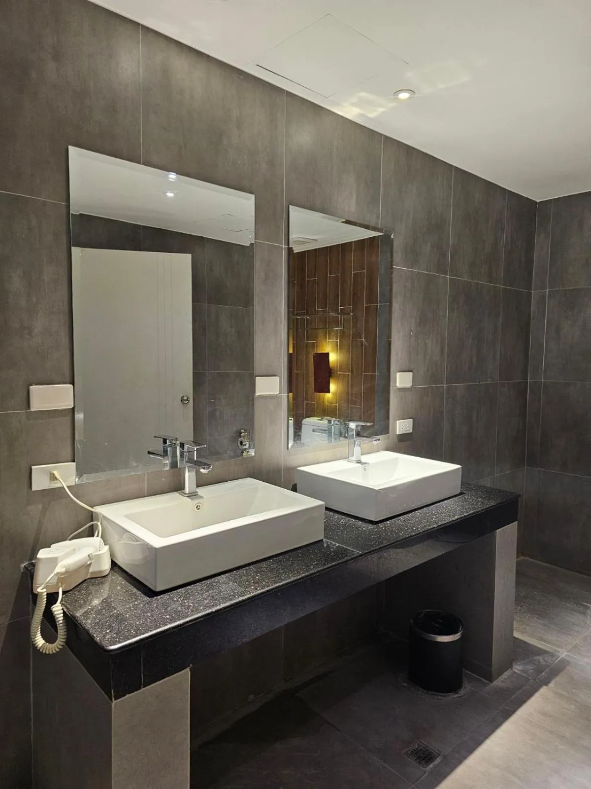 Bathroom in Valentino's Hotel