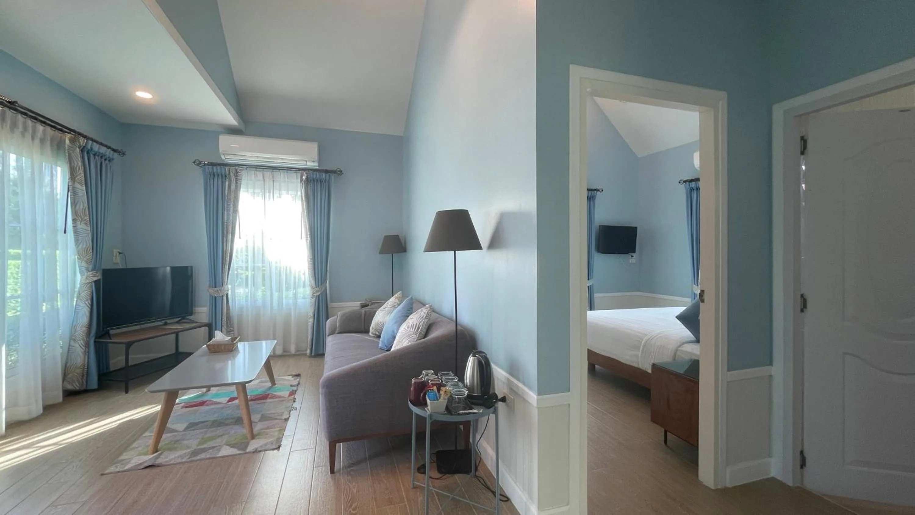 TV and multimedia, Bed in Vermont Khao Yai Resort