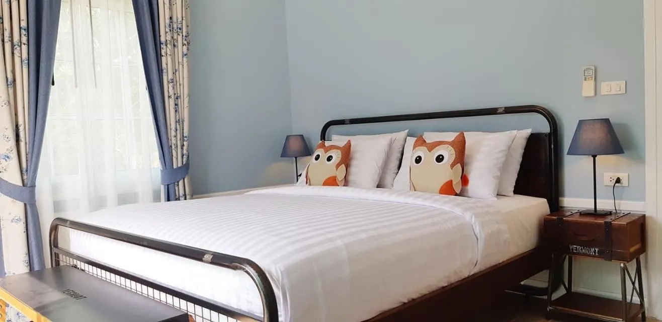 Bed in Vermont Khao Yai Resort