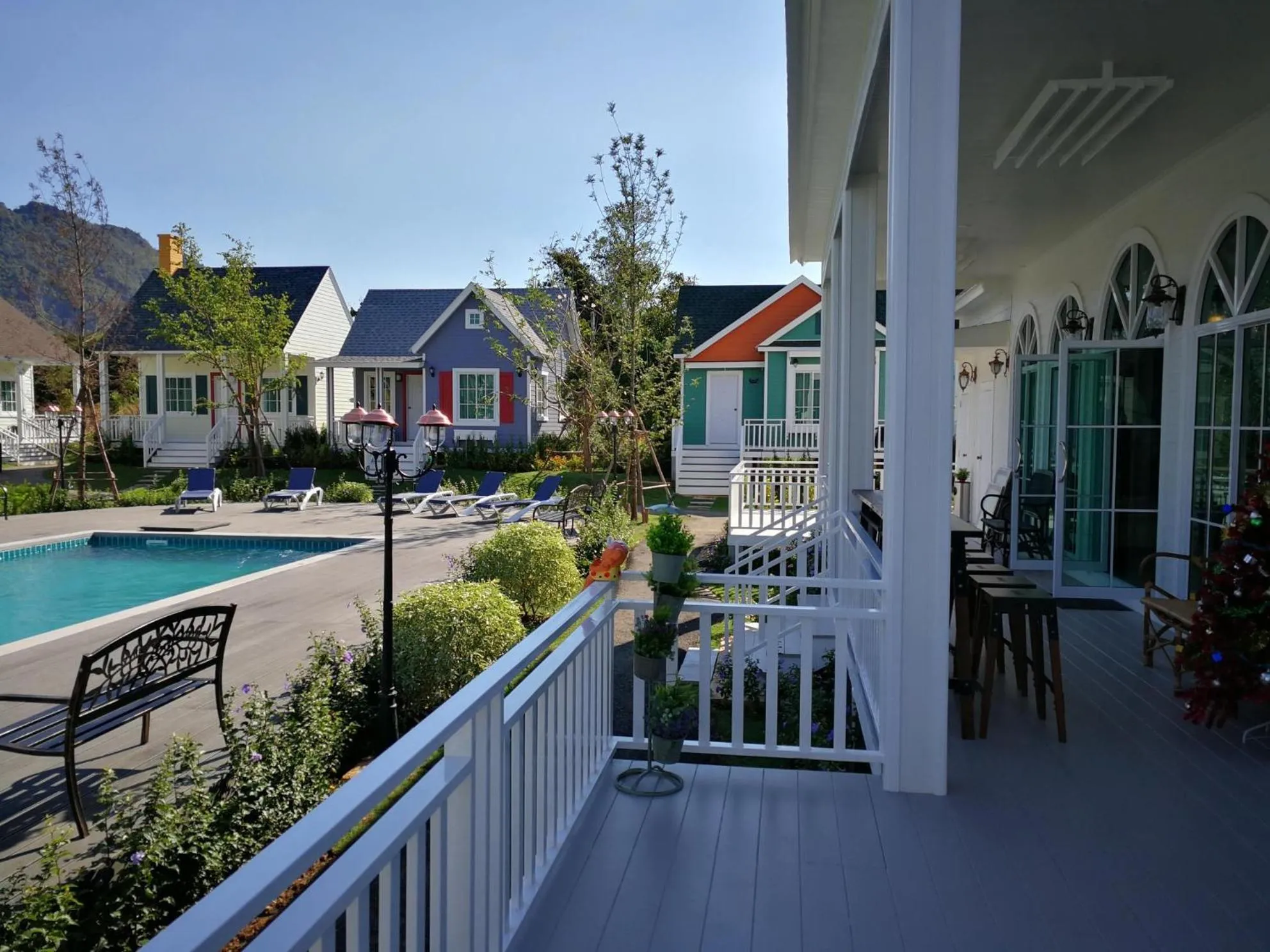 Patio in Vermont Khao Yai Resort