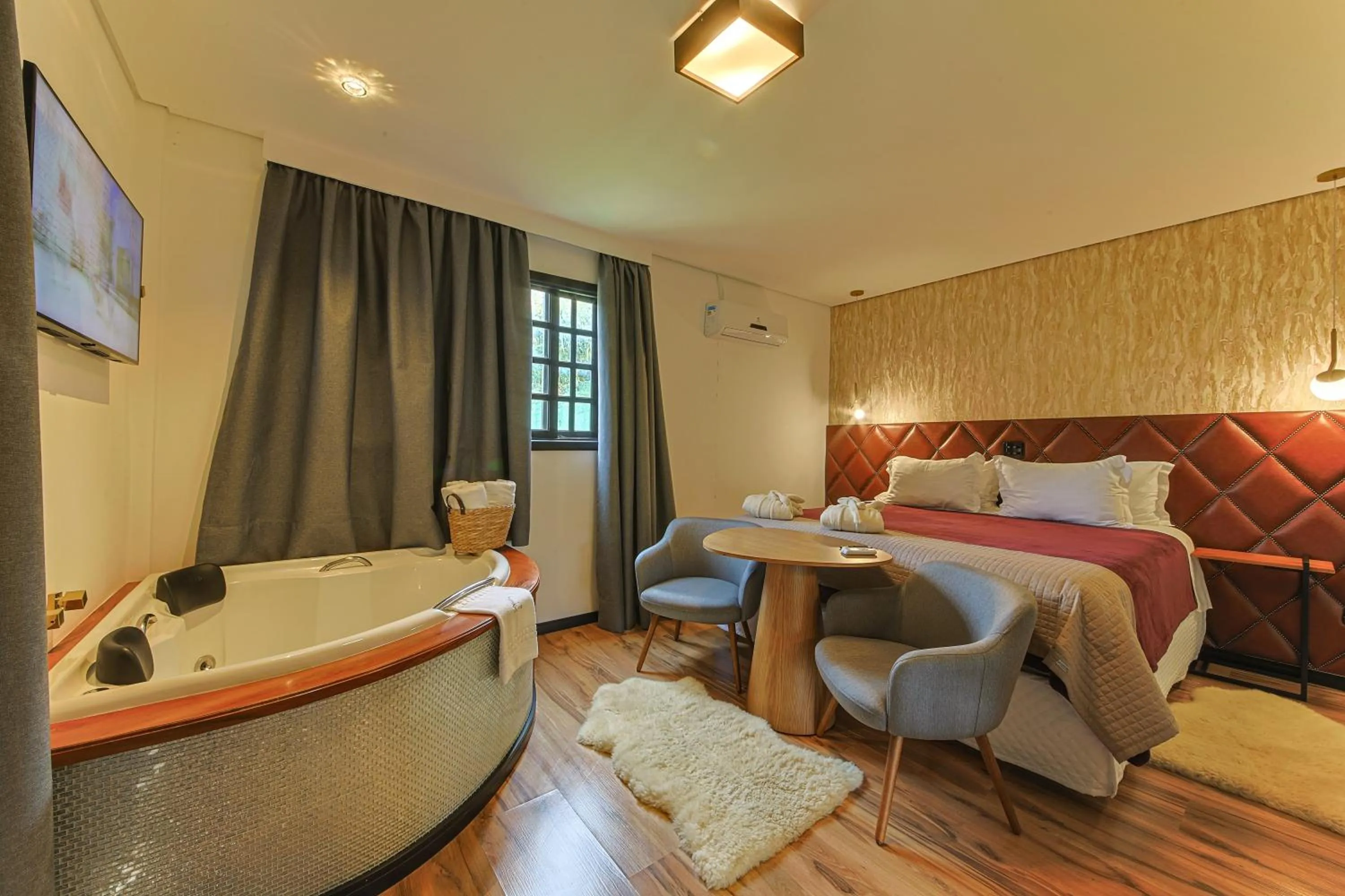 Bed in La Vita Pousada de Charme