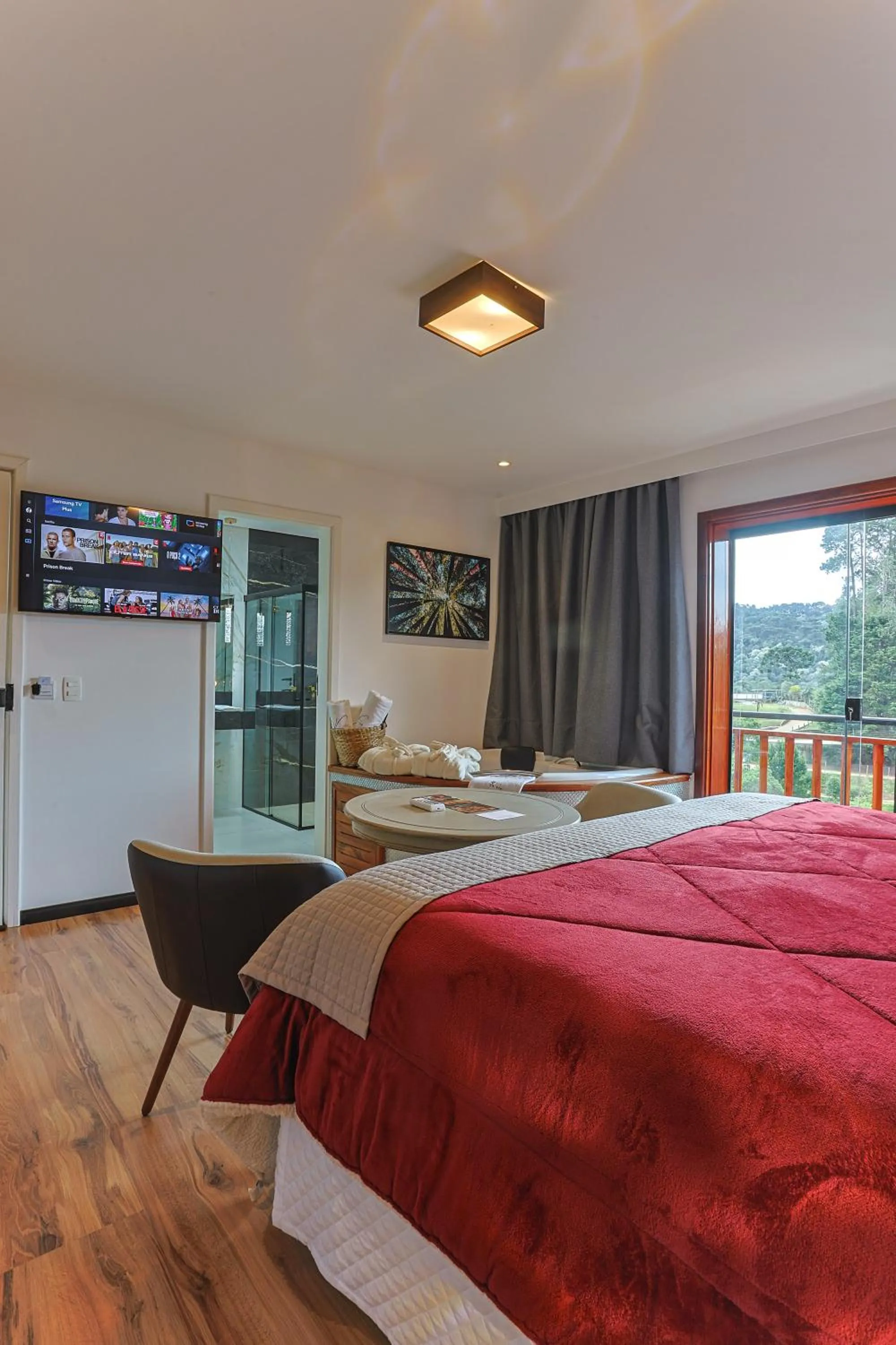 Bed in La Vita Pousada de Charme