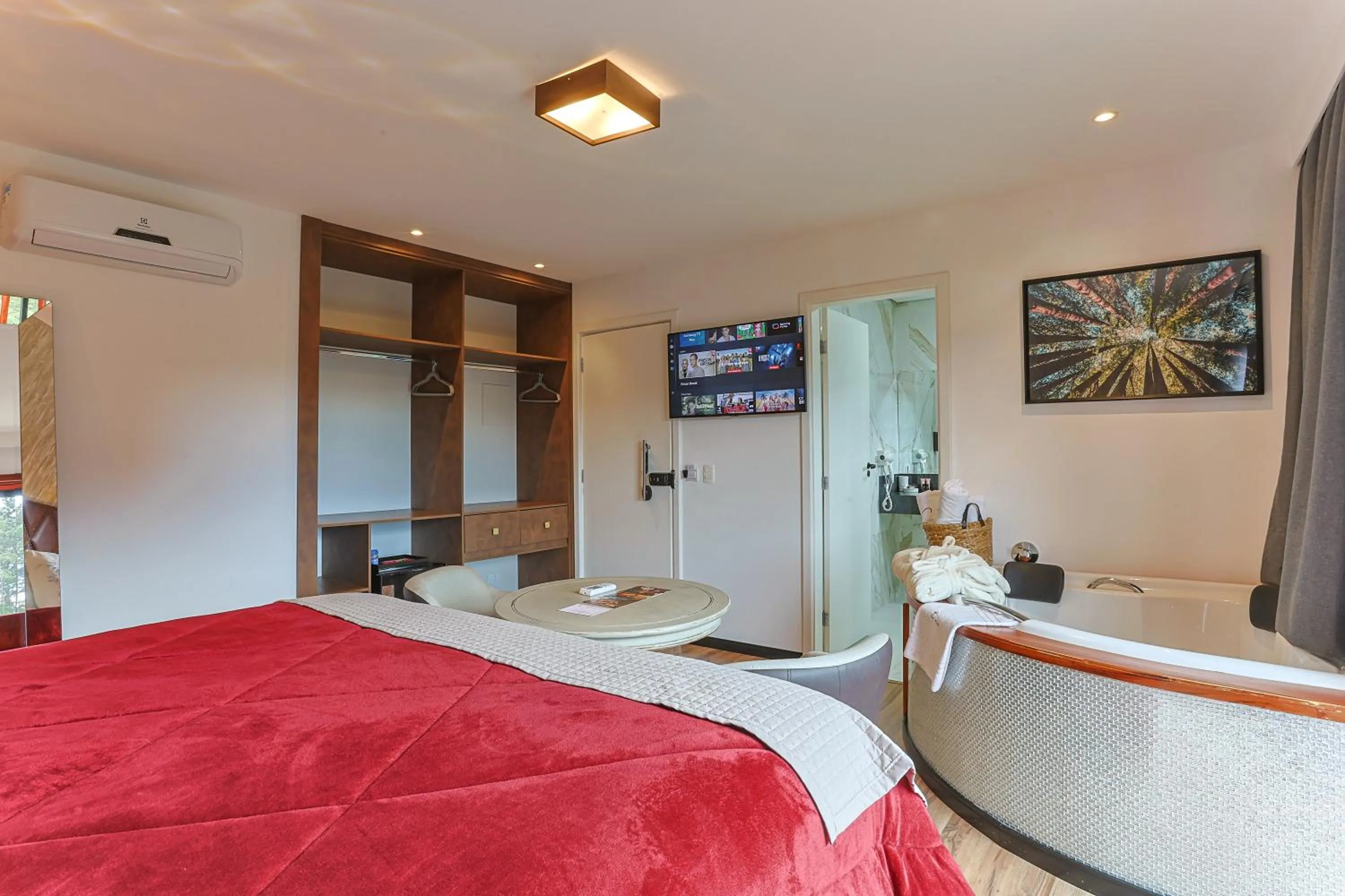 Bed in La Vita Pousada de Charme