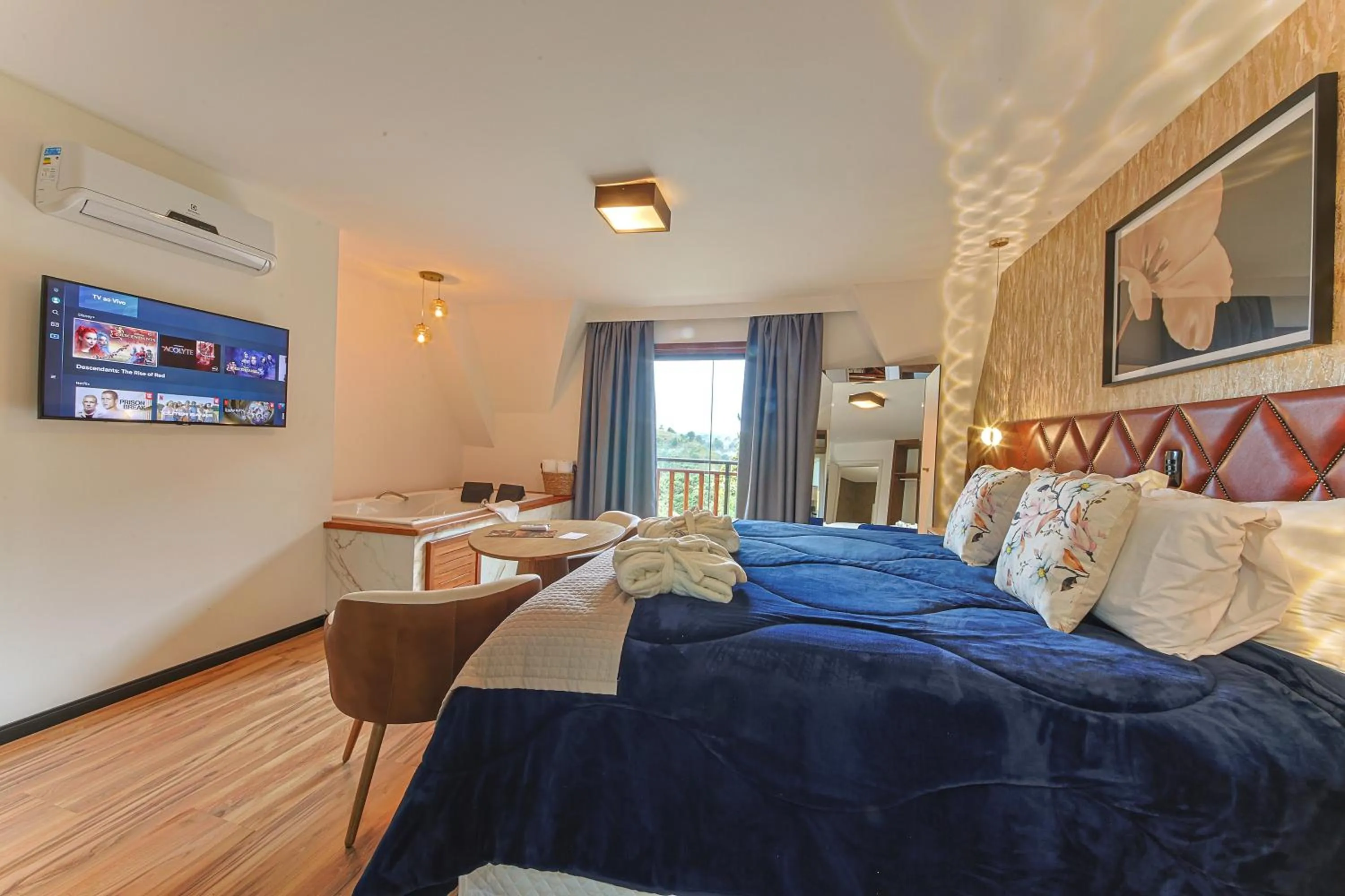 TV and multimedia, Bed in La Vita Pousada de Charme