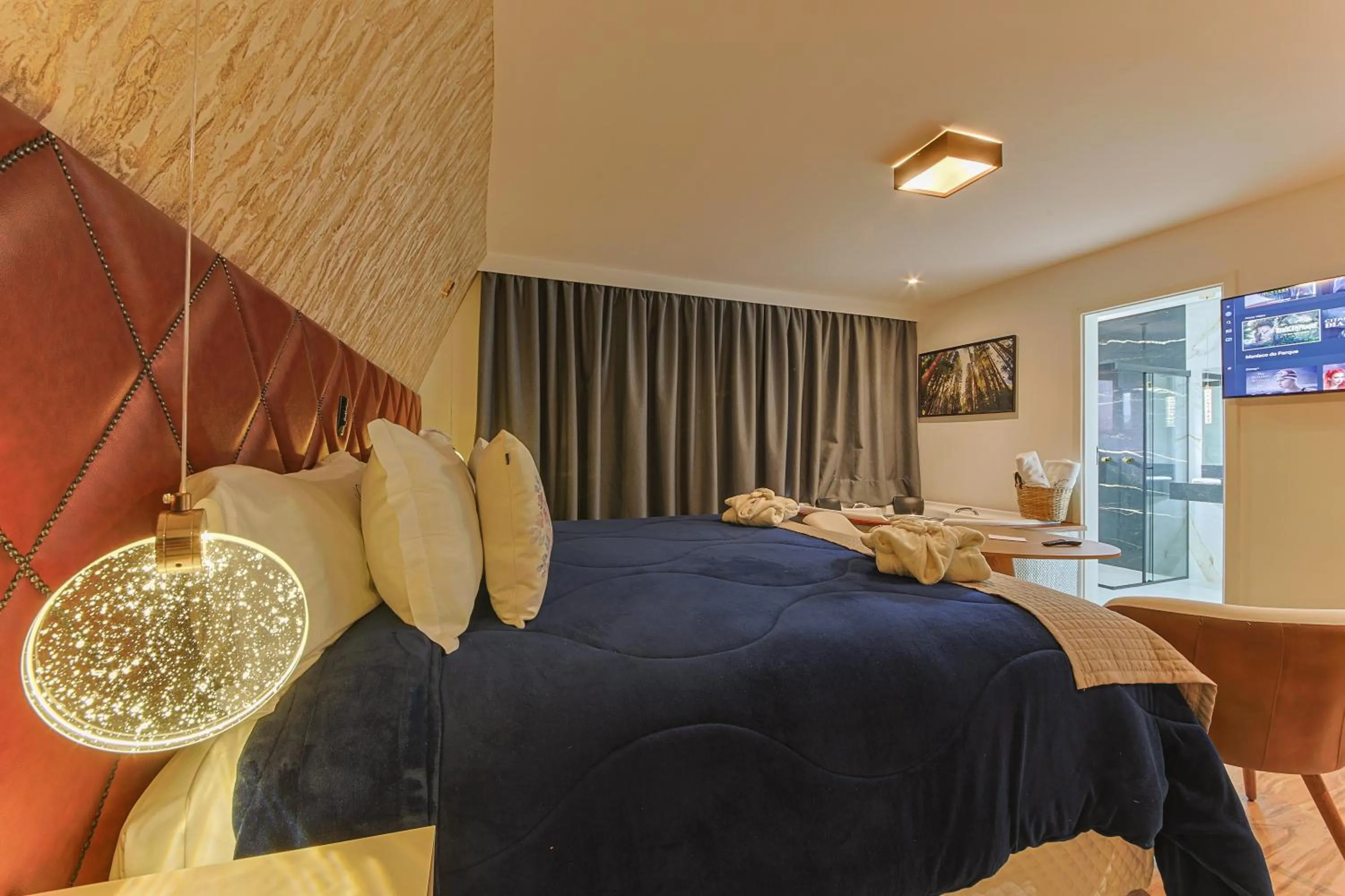 Bed in La Vita Pousada de Charme