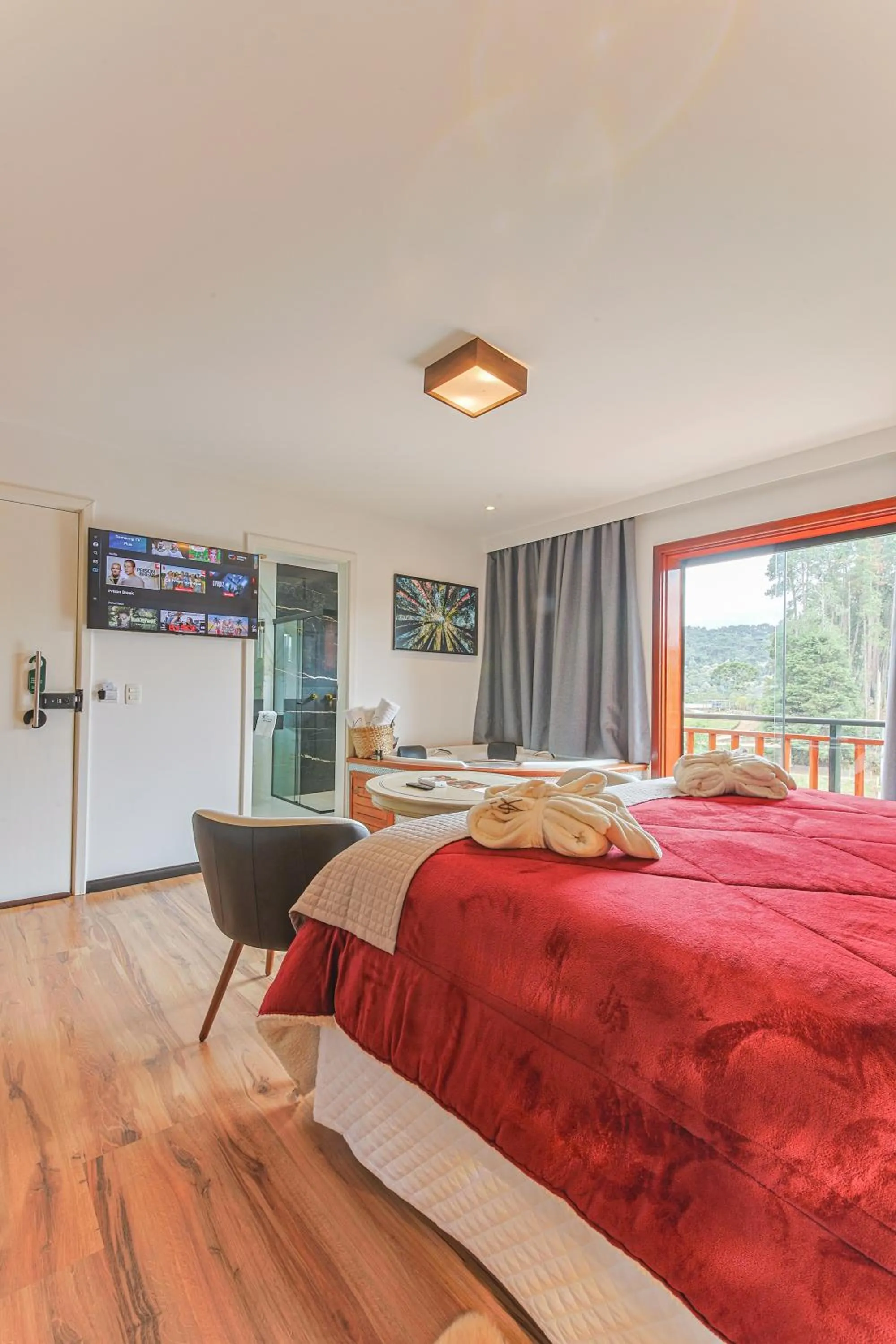 Bed in La Vita Pousada de Charme