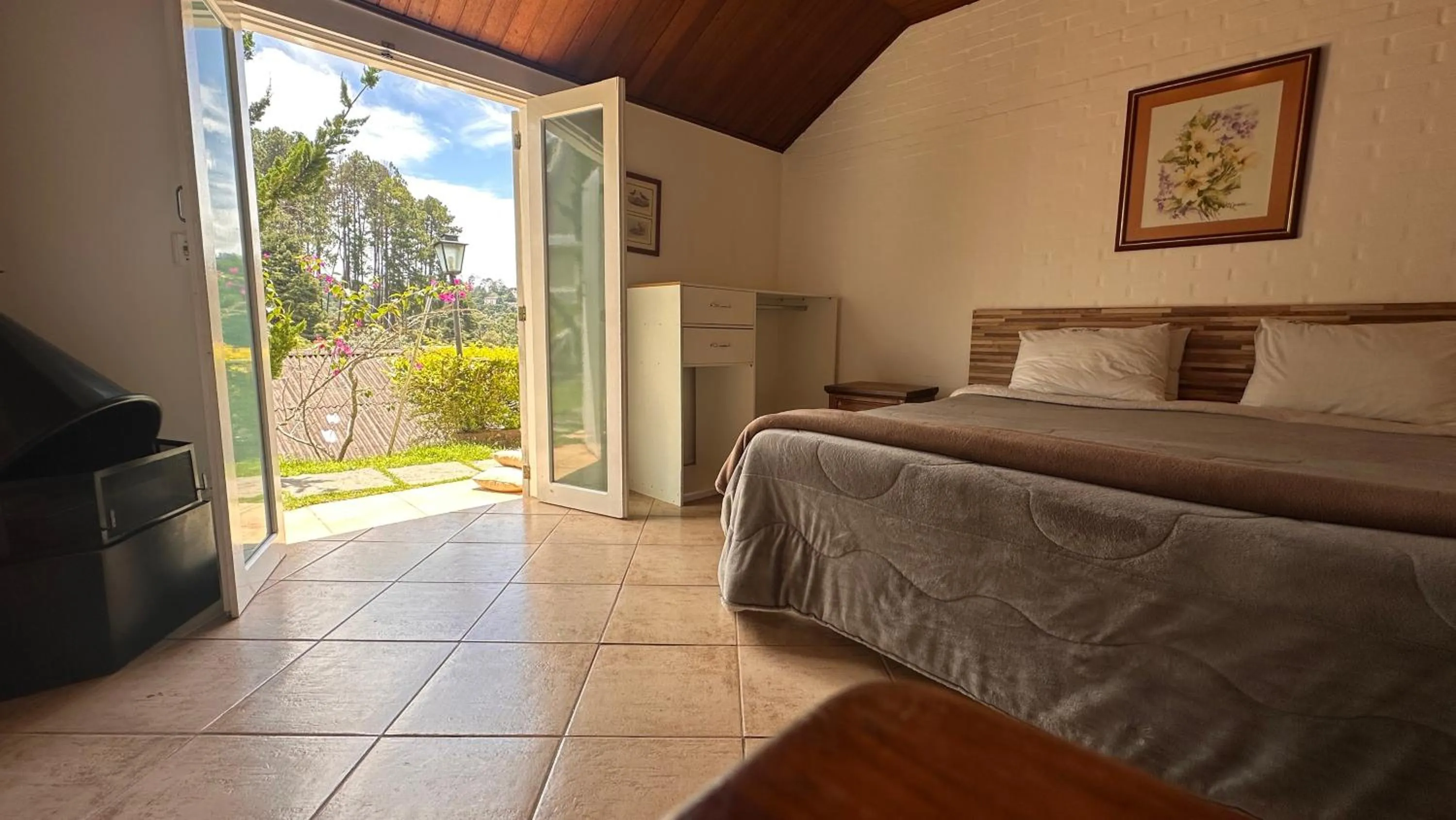 Bed in La Vita Pousada de Charme