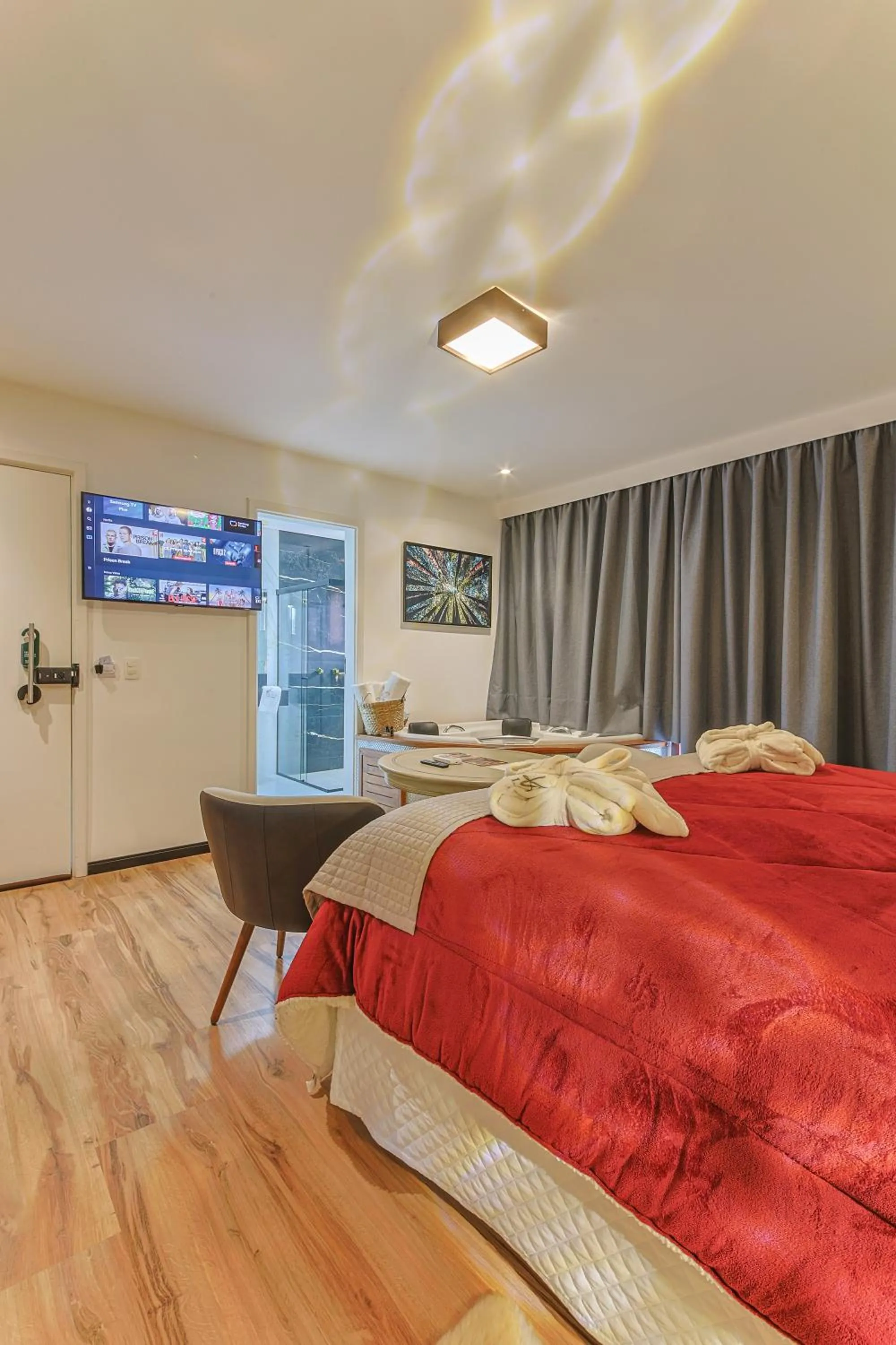 Bed in La Vita Pousada de Charme