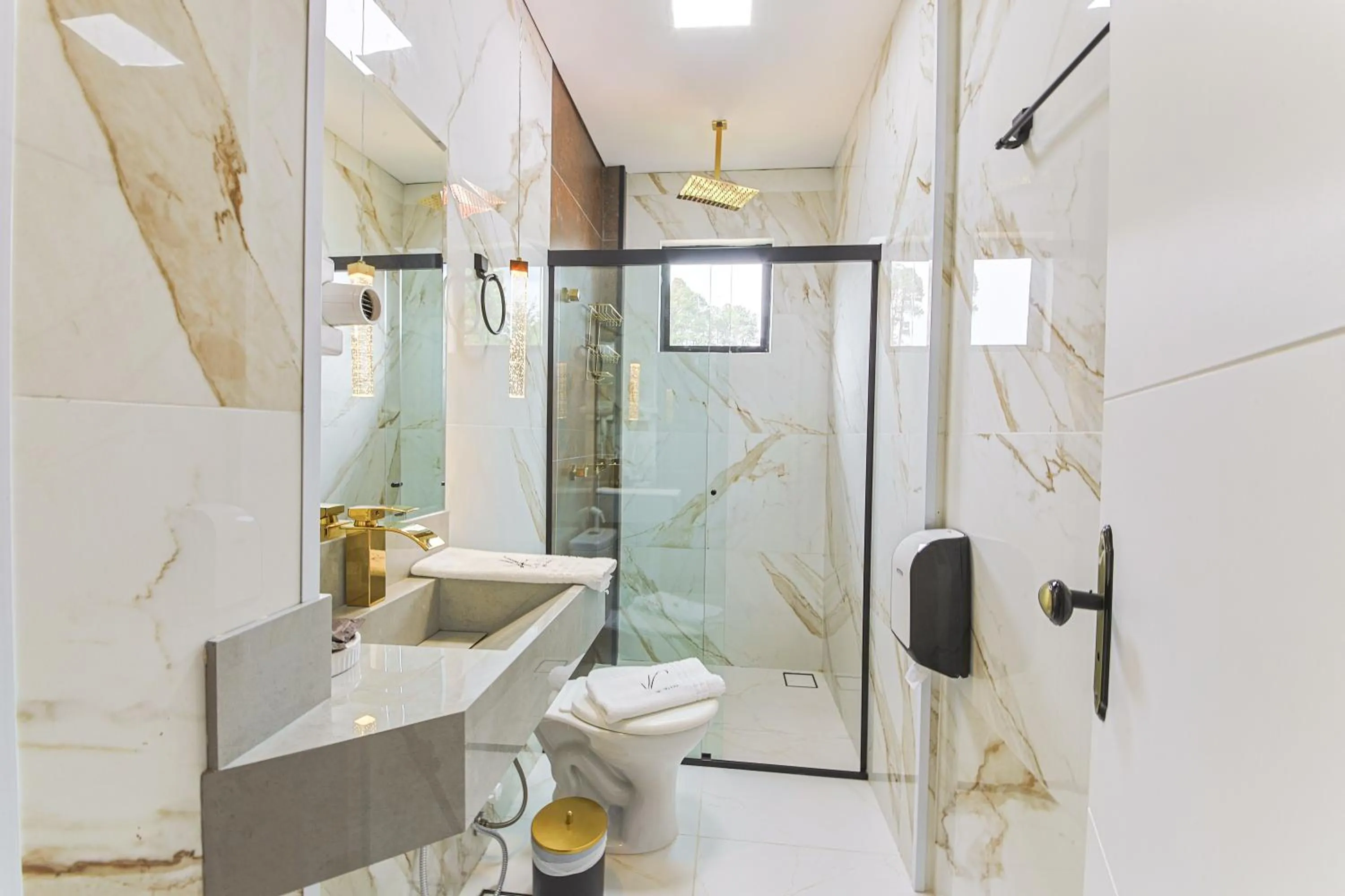 Shower in La Vita Pousada de Charme