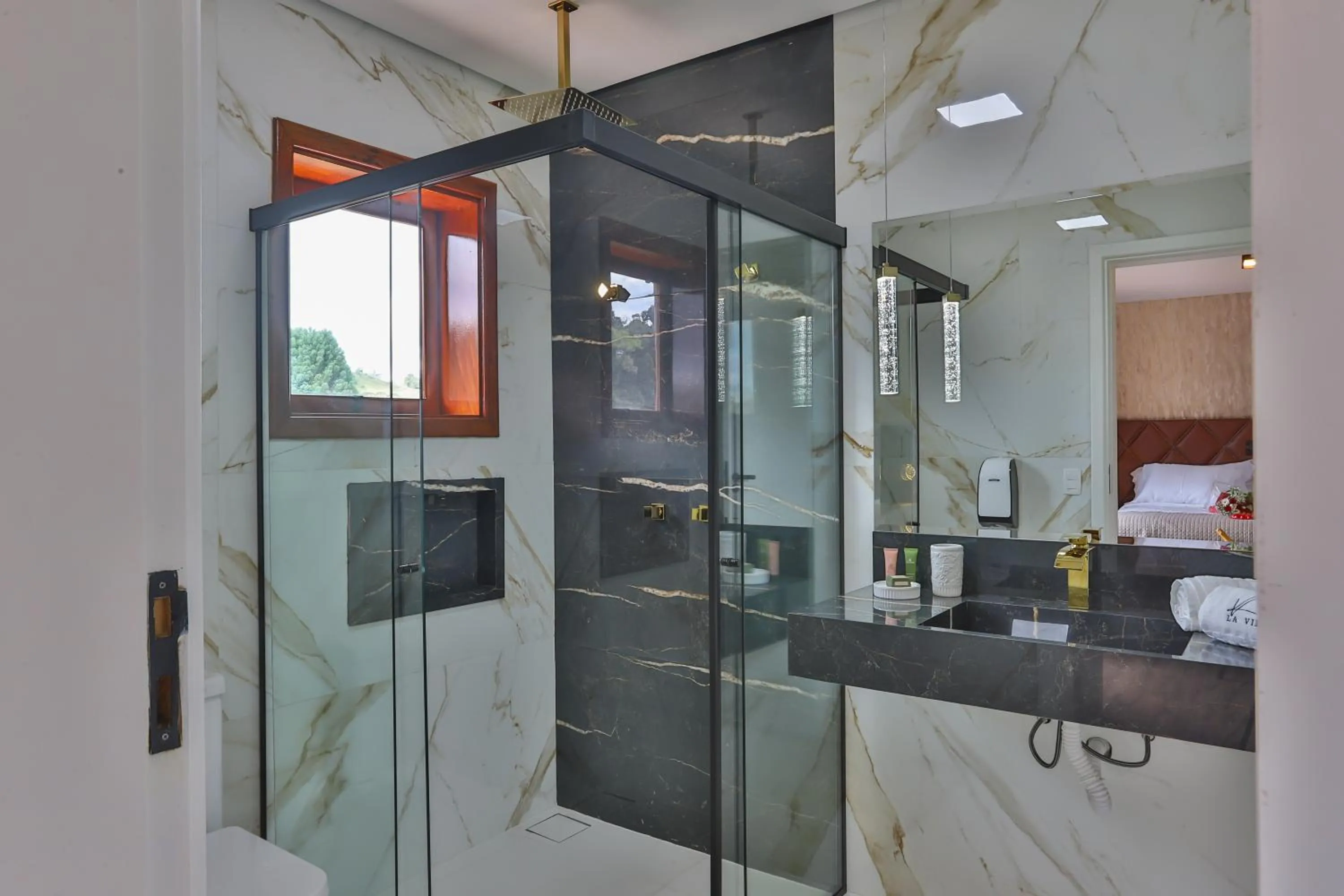 Shower in La Vita Pousada de Charme