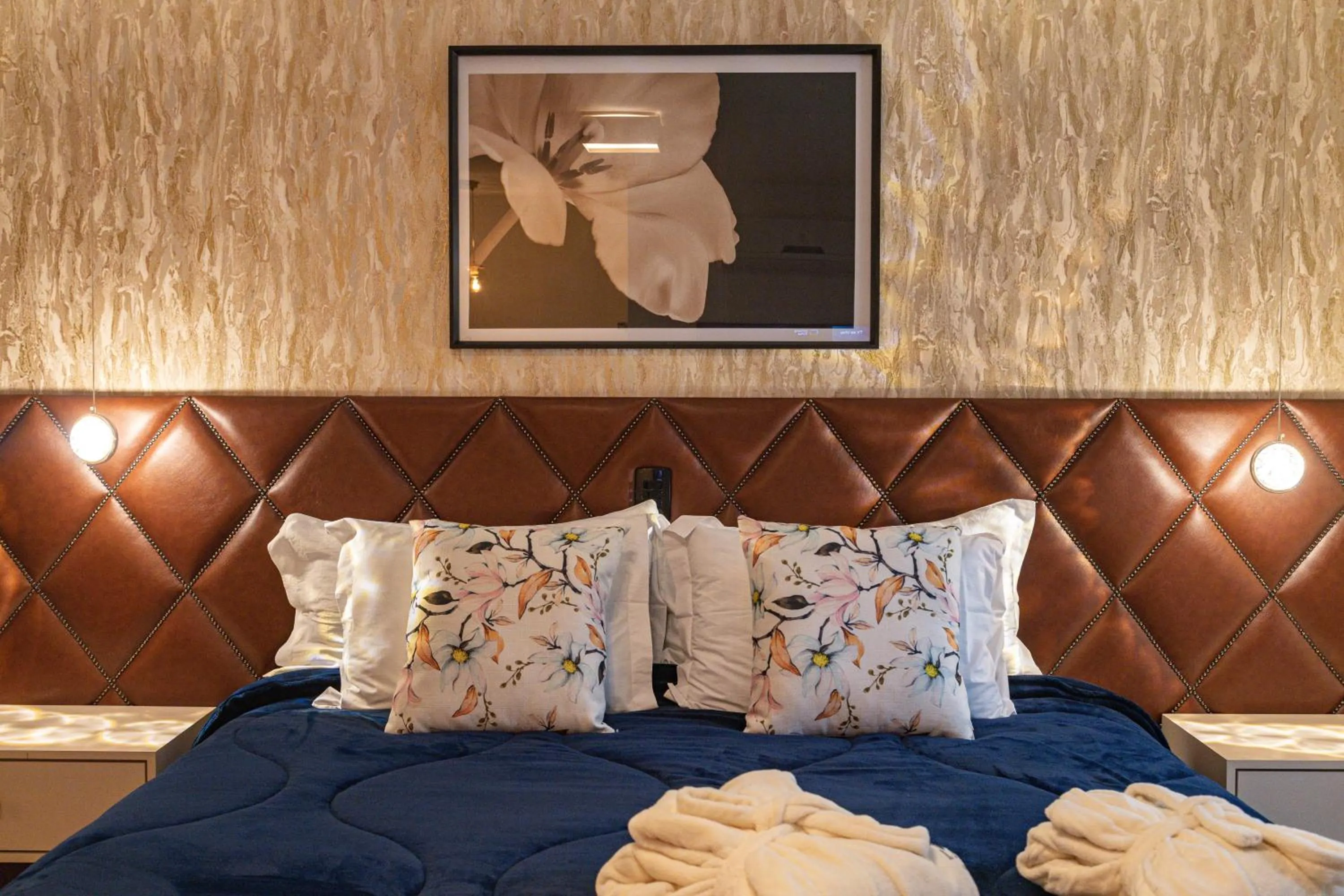 Bed in La Vita Pousada de Charme