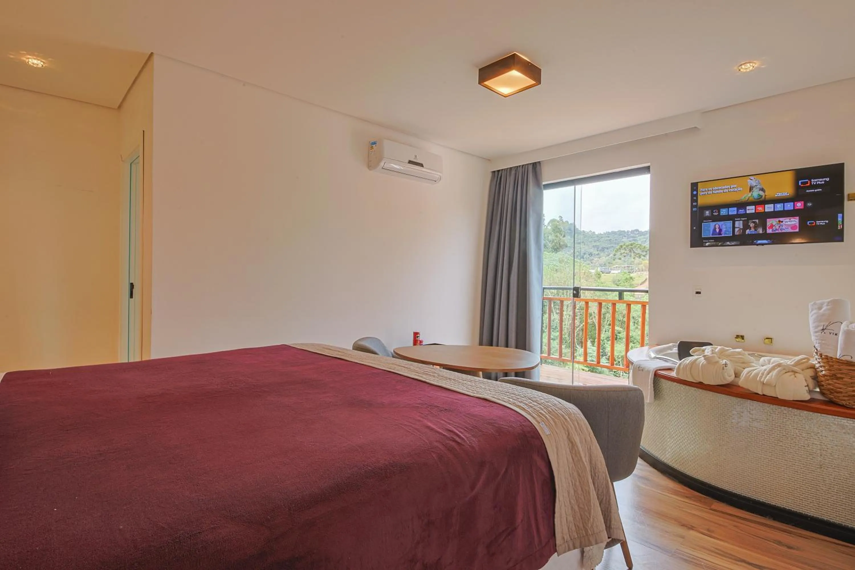 Bed in La Vita Pousada de Charme