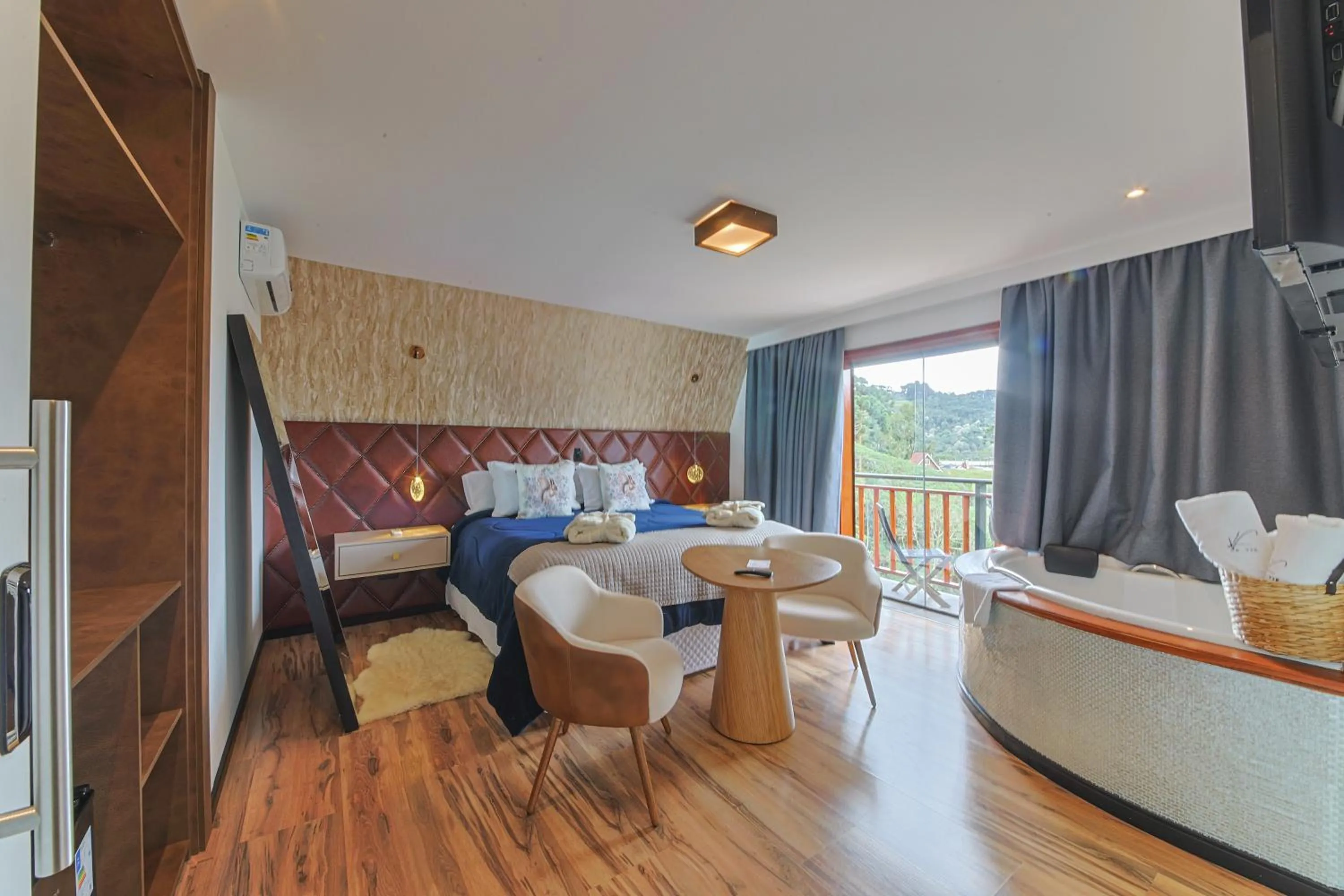 Bed in La Vita Pousada de Charme