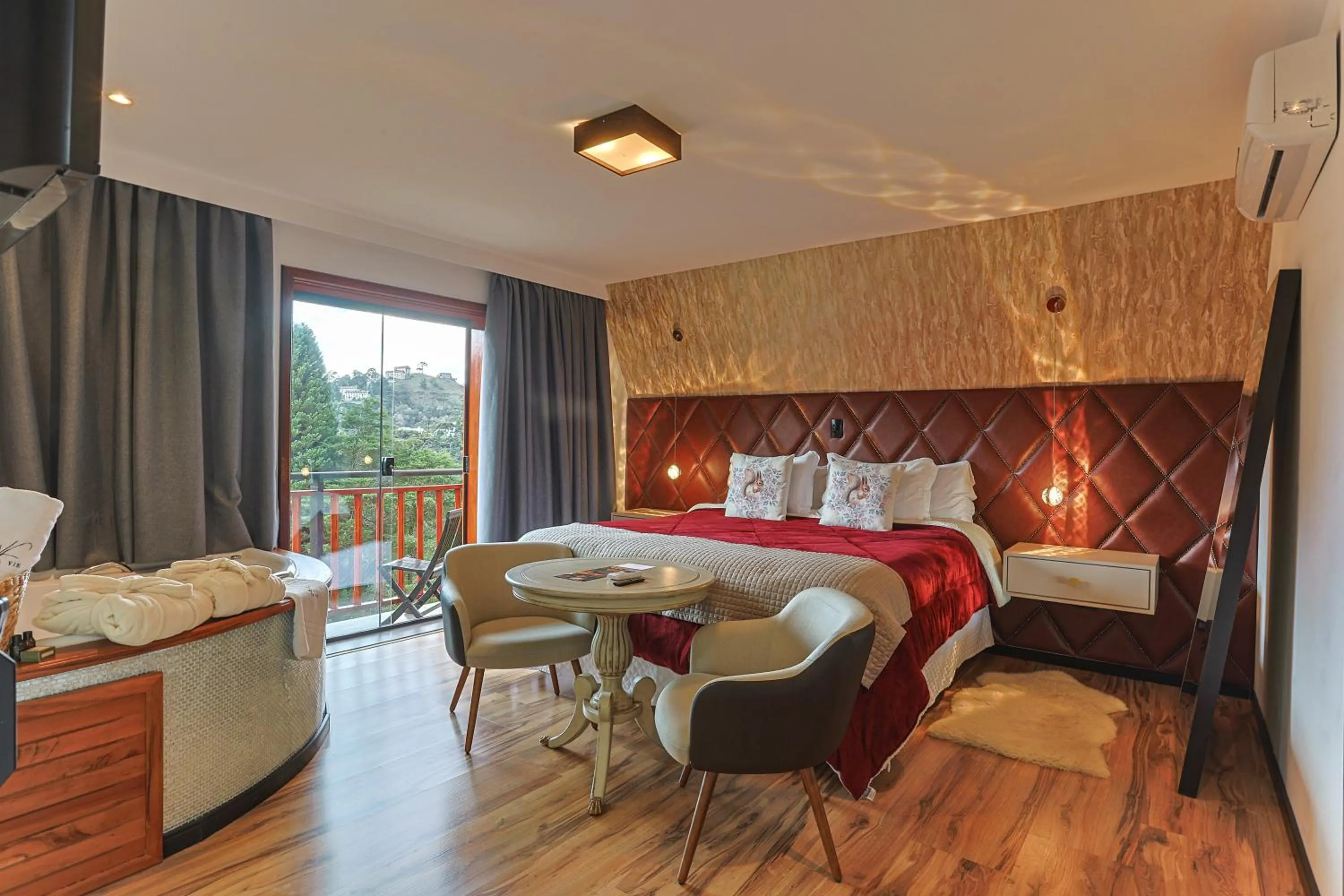 Bed in La Vita Pousada de Charme