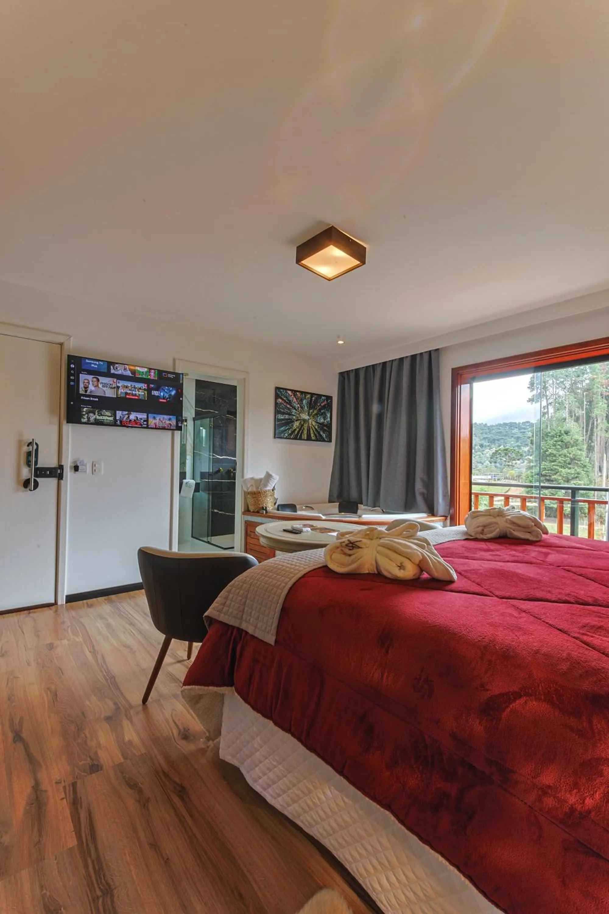 Bed in La Vita Pousada de Charme