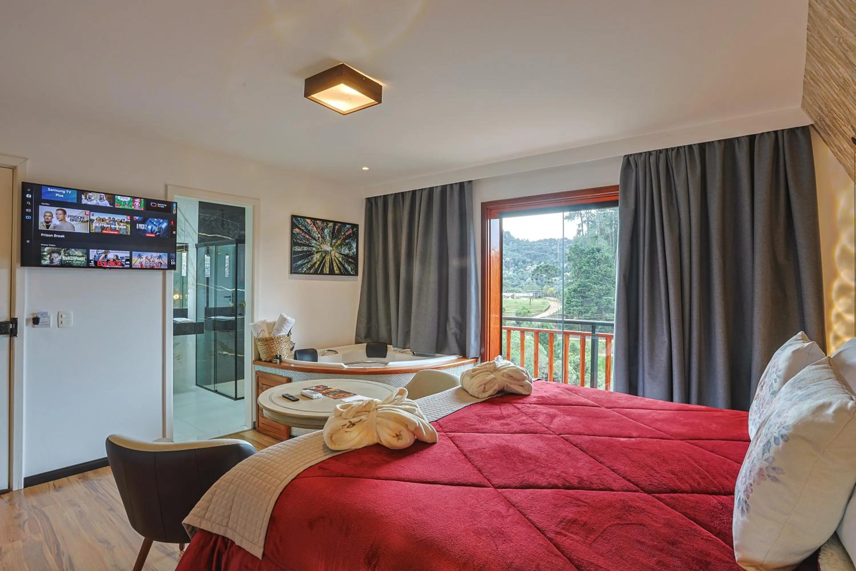 Bed in La Vita Pousada de Charme