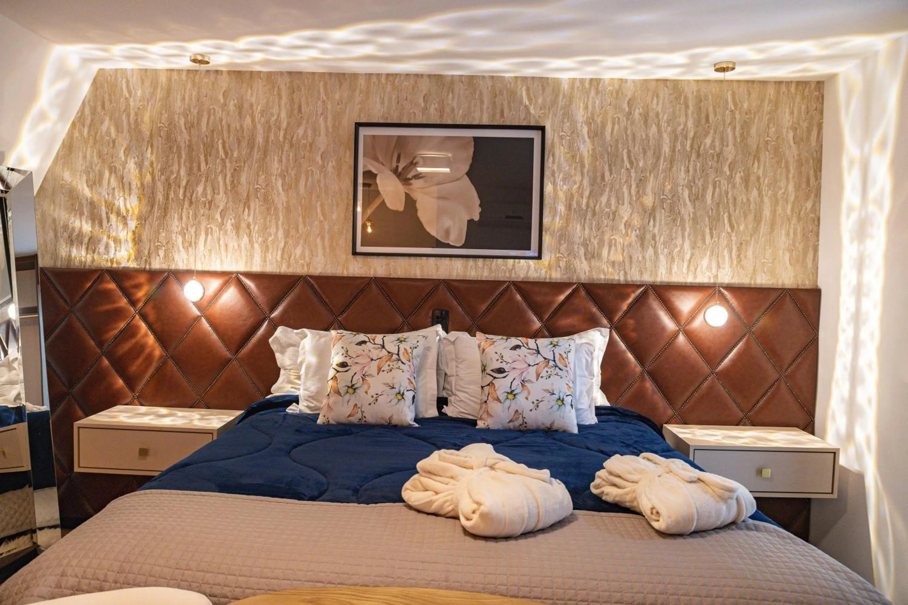 Bed in La Vita Pousada de Charme