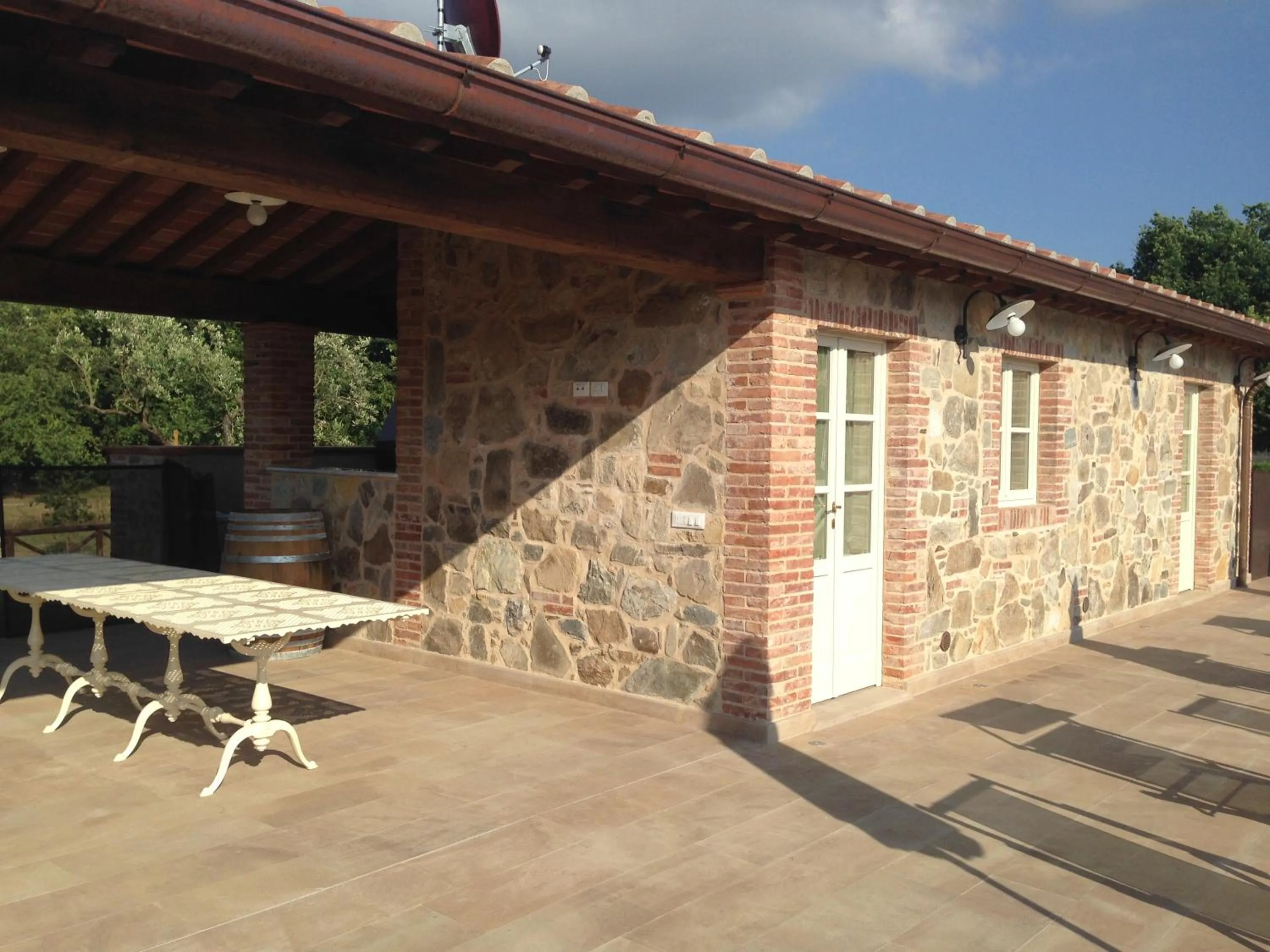 Patio in Villa Gourmet