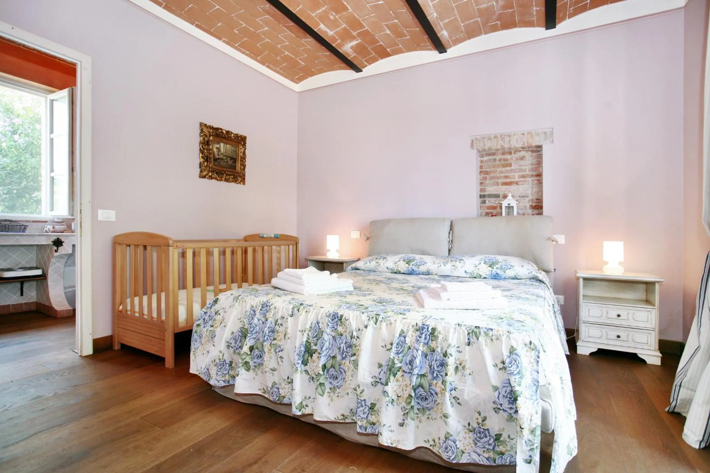 Bedroom, Bed in Villa Gourmet