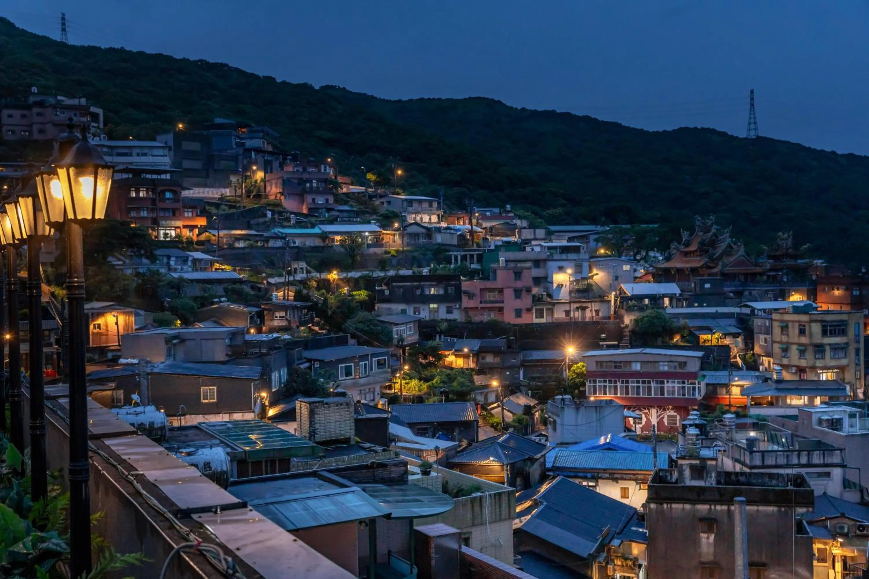 Patio in Jiufen Nostalgic Inn