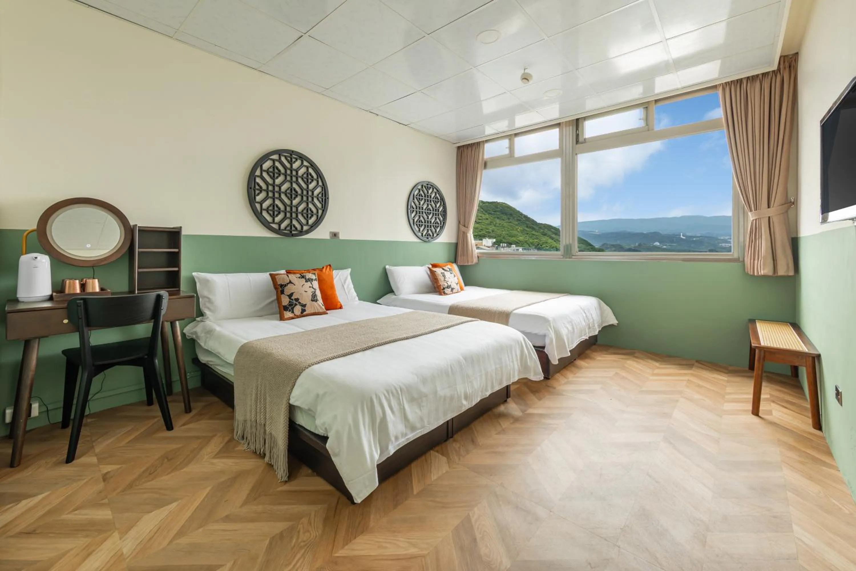 Bedroom, Bed in Jiufen Nostalgic Inn