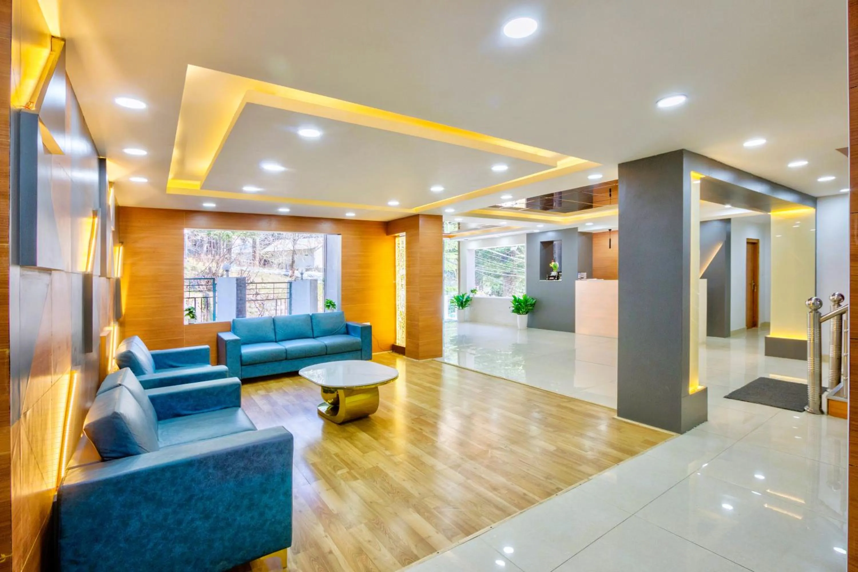 Lobby or reception in Hotel Greenfields