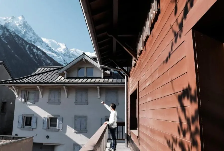 Property building in Chalet hôtel le Whymper