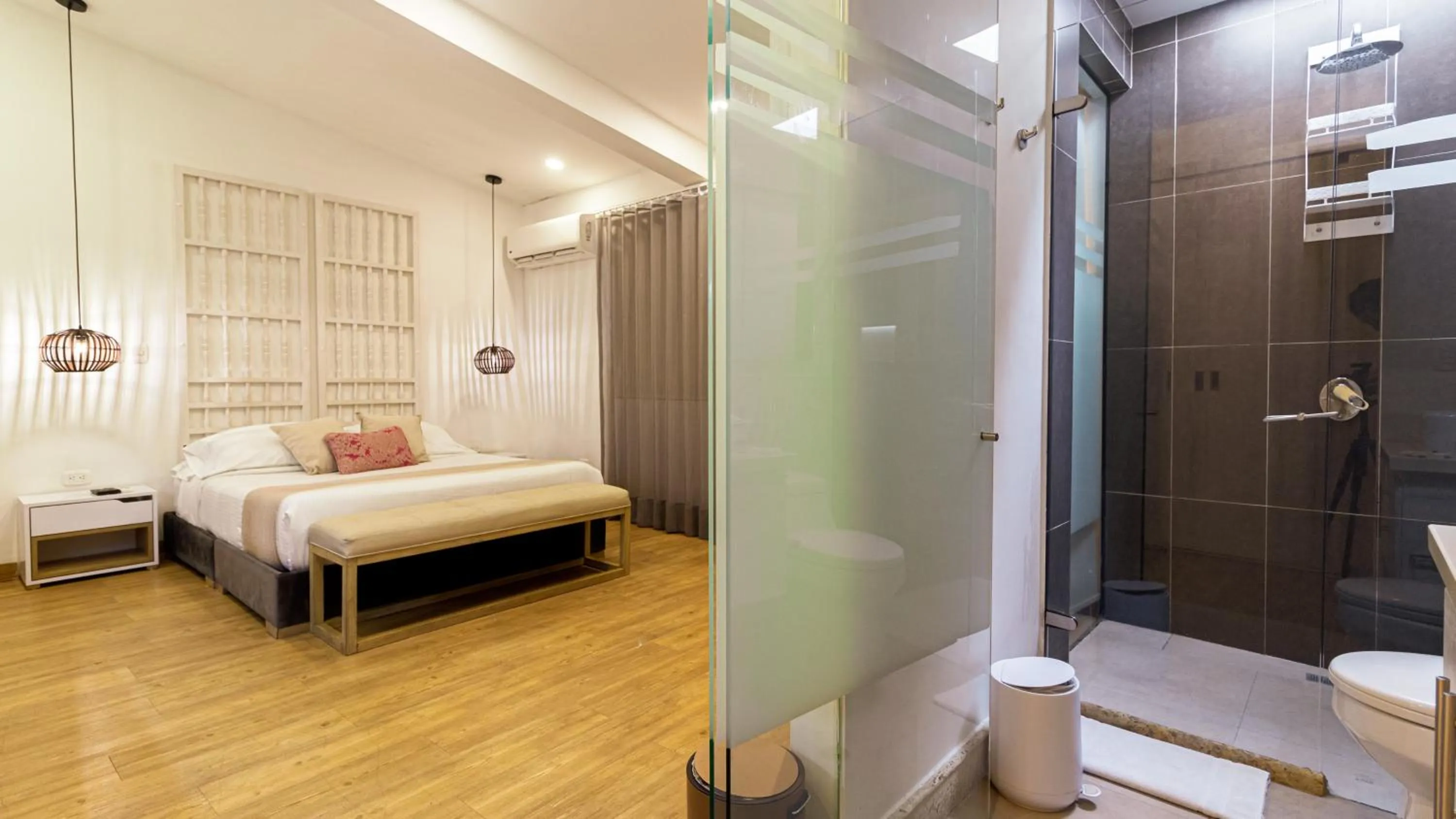 Bedroom, Bed in Cartagena Suites de Manga