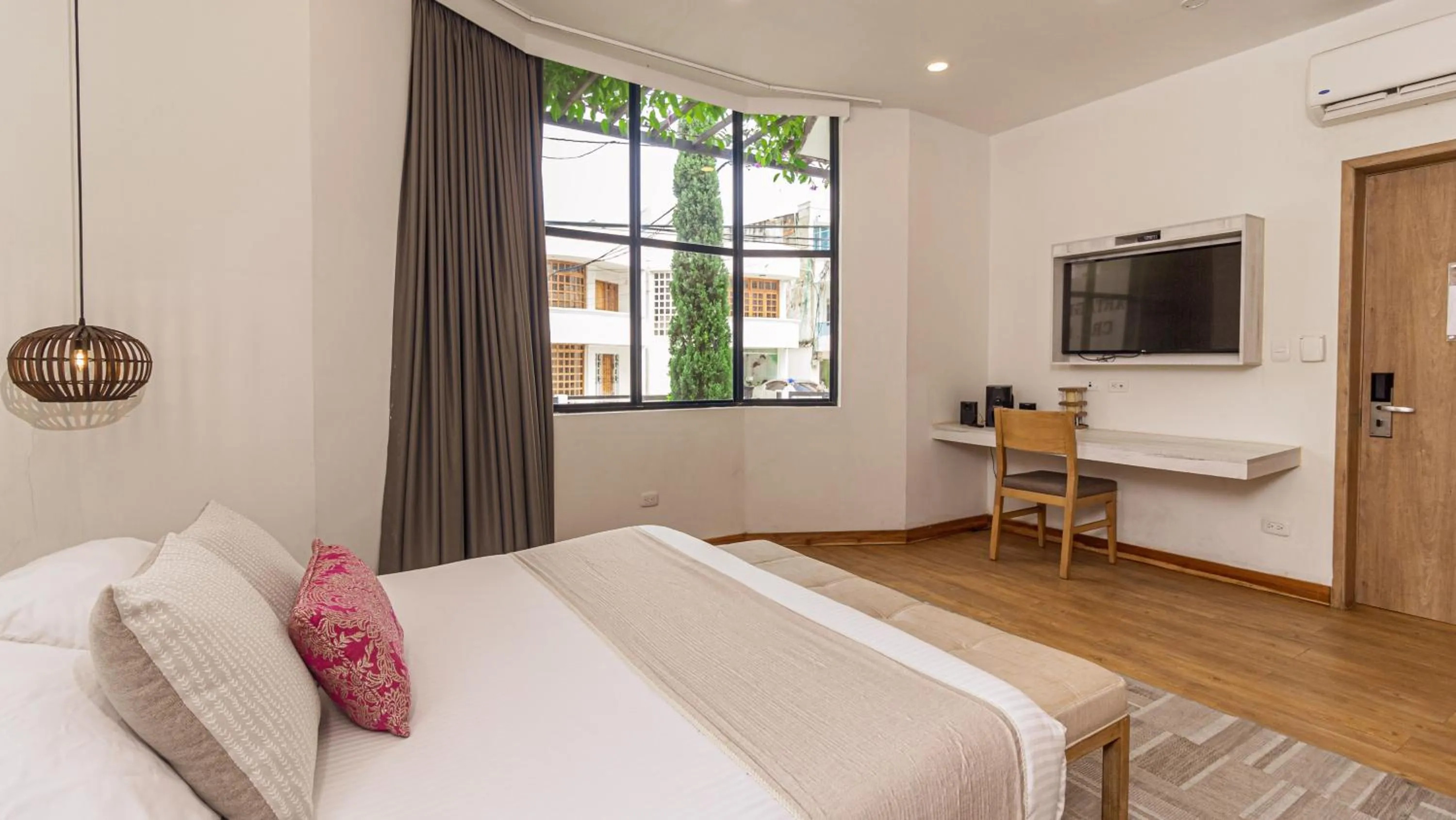 Bedroom, Bed in Cartagena Suites de Manga