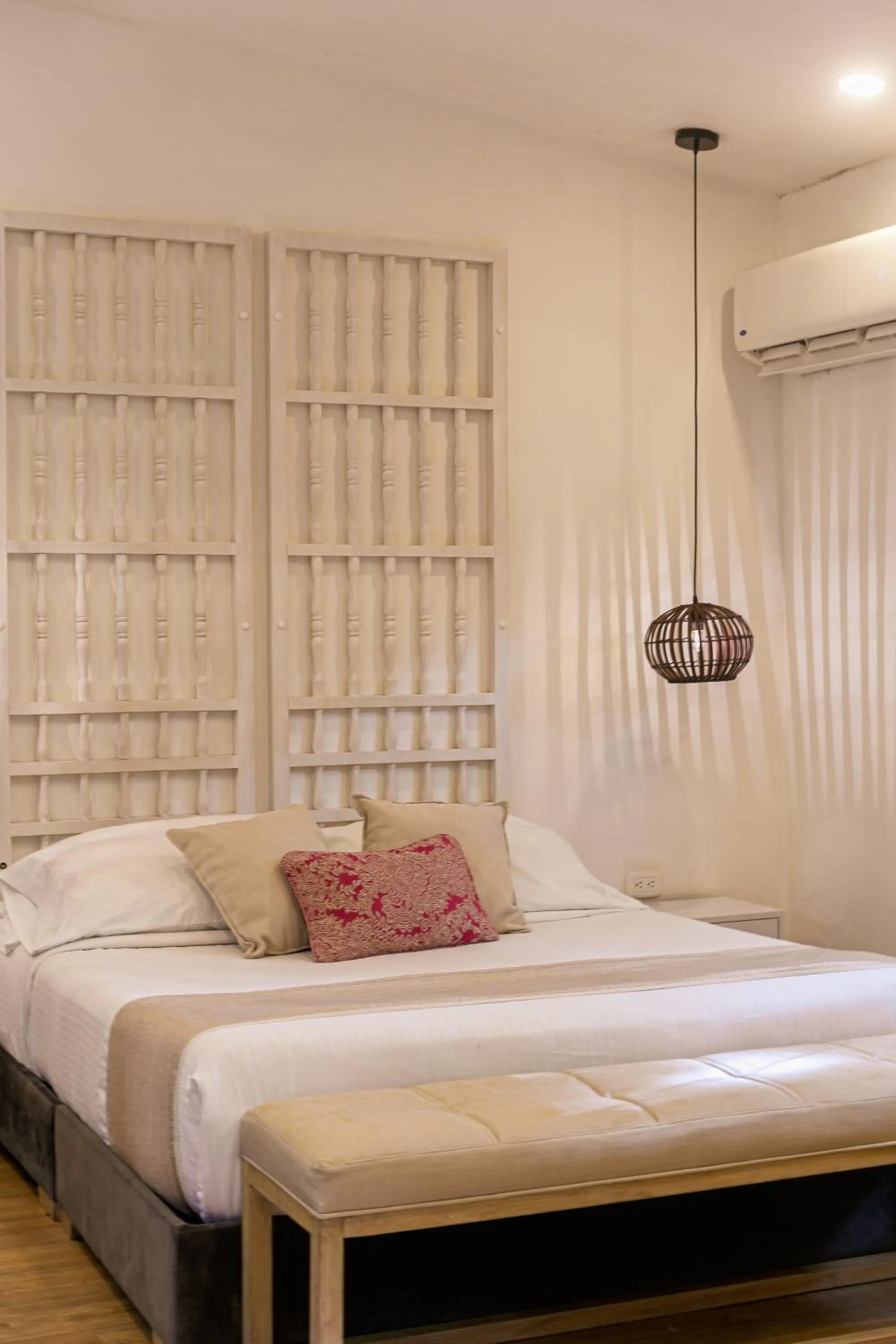 Bed in Cartagena Suites de Manga