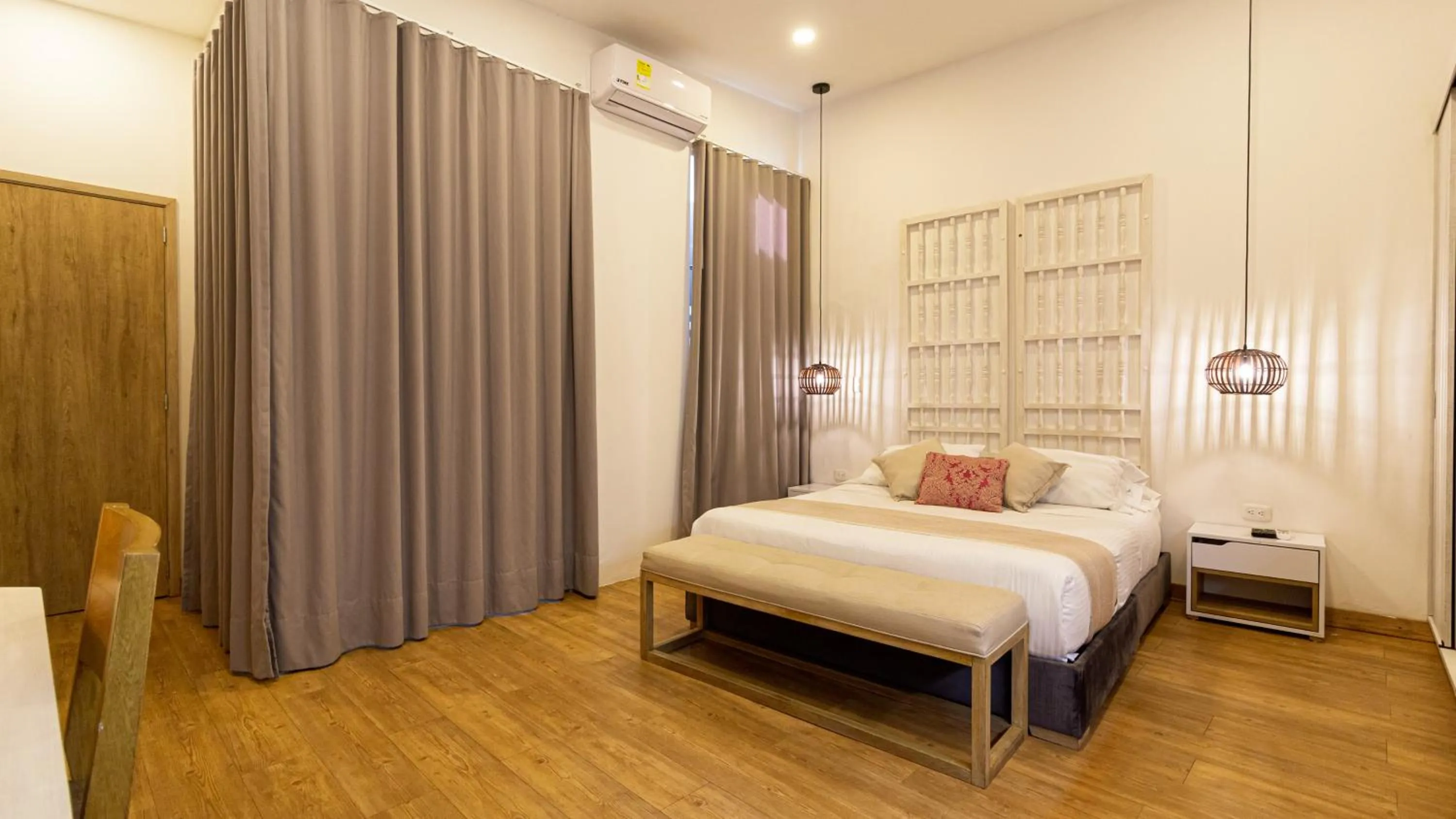 Bed in Cartagena Suites de Manga