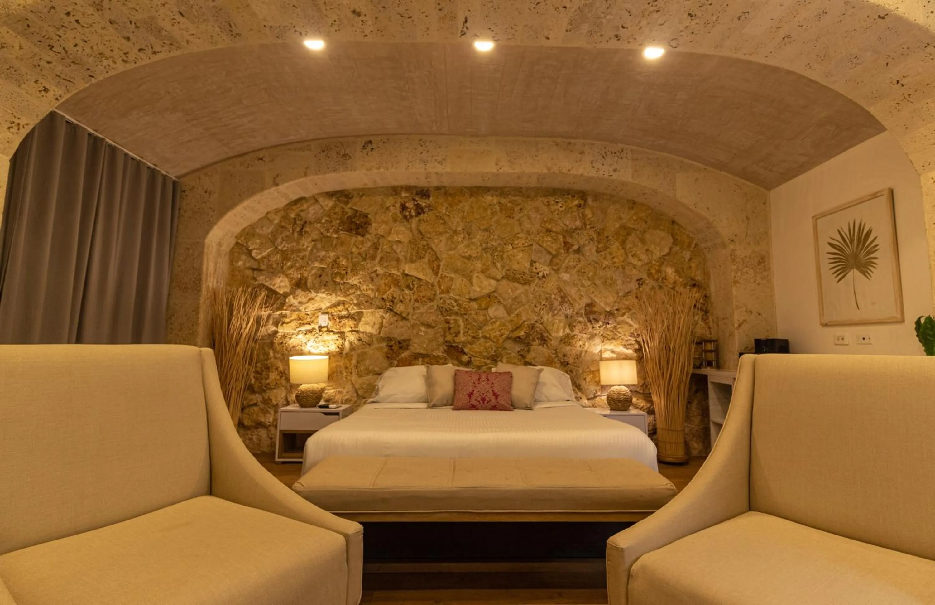 Bed in Cartagena Suites de Manga