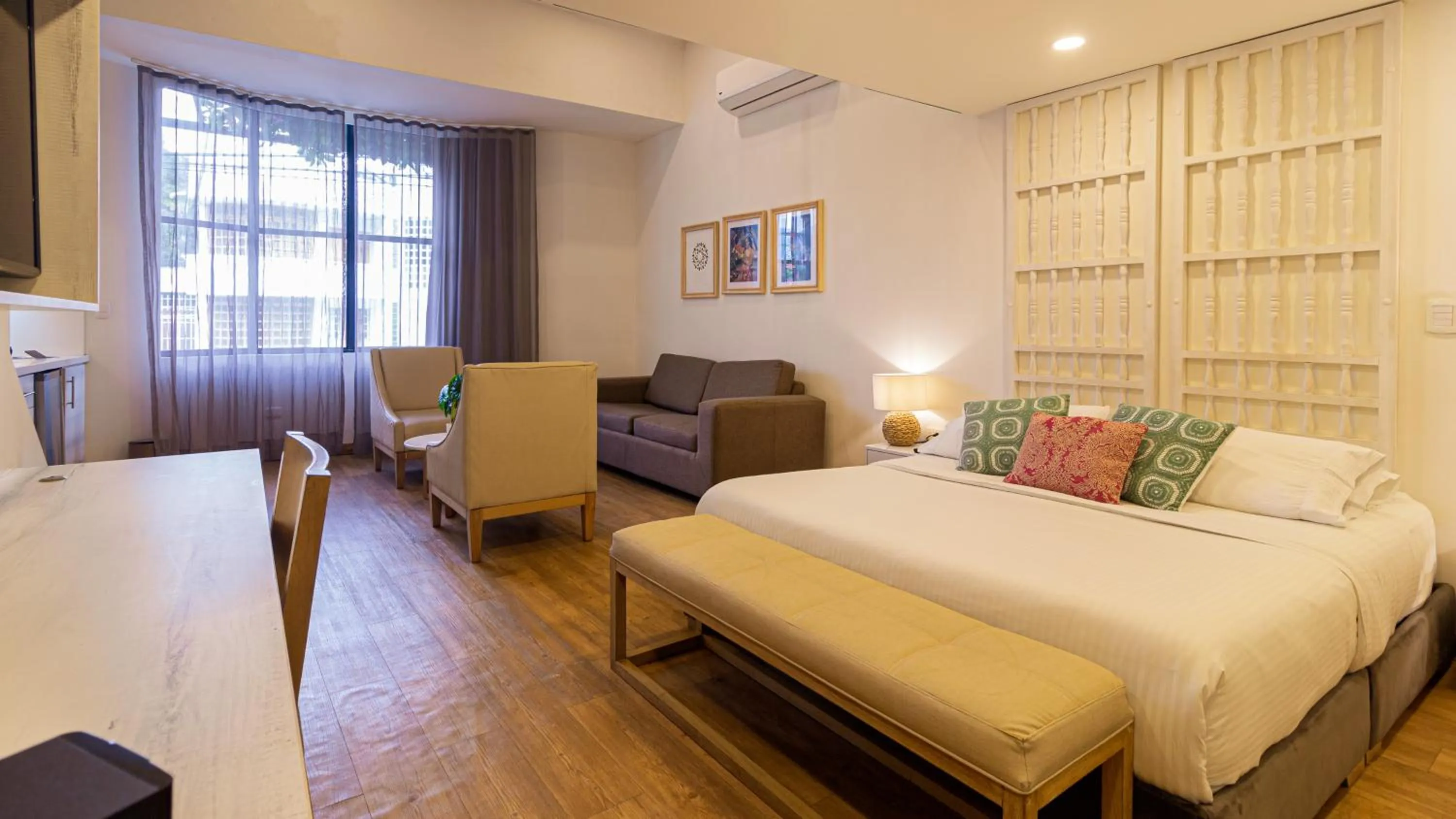 Bedroom, Bed in Cartagena Suites de Manga