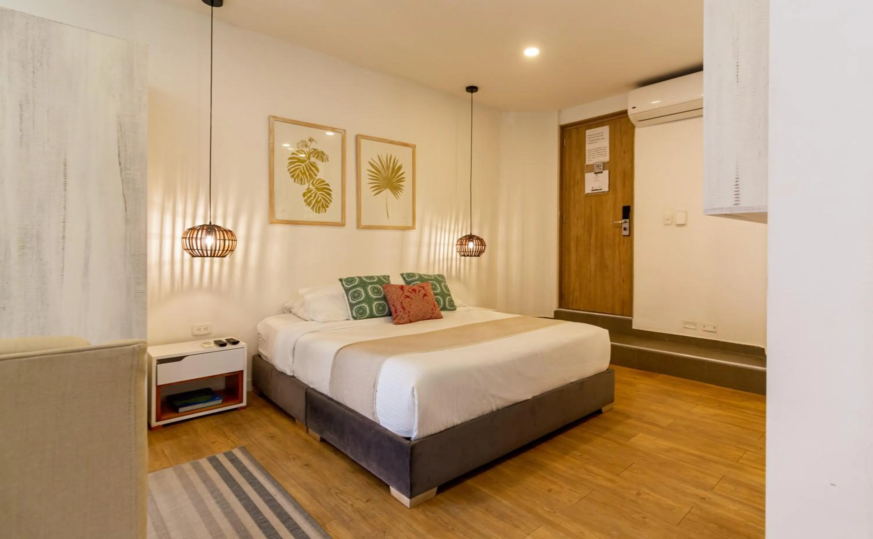 Bed in Cartagena Suites de Manga