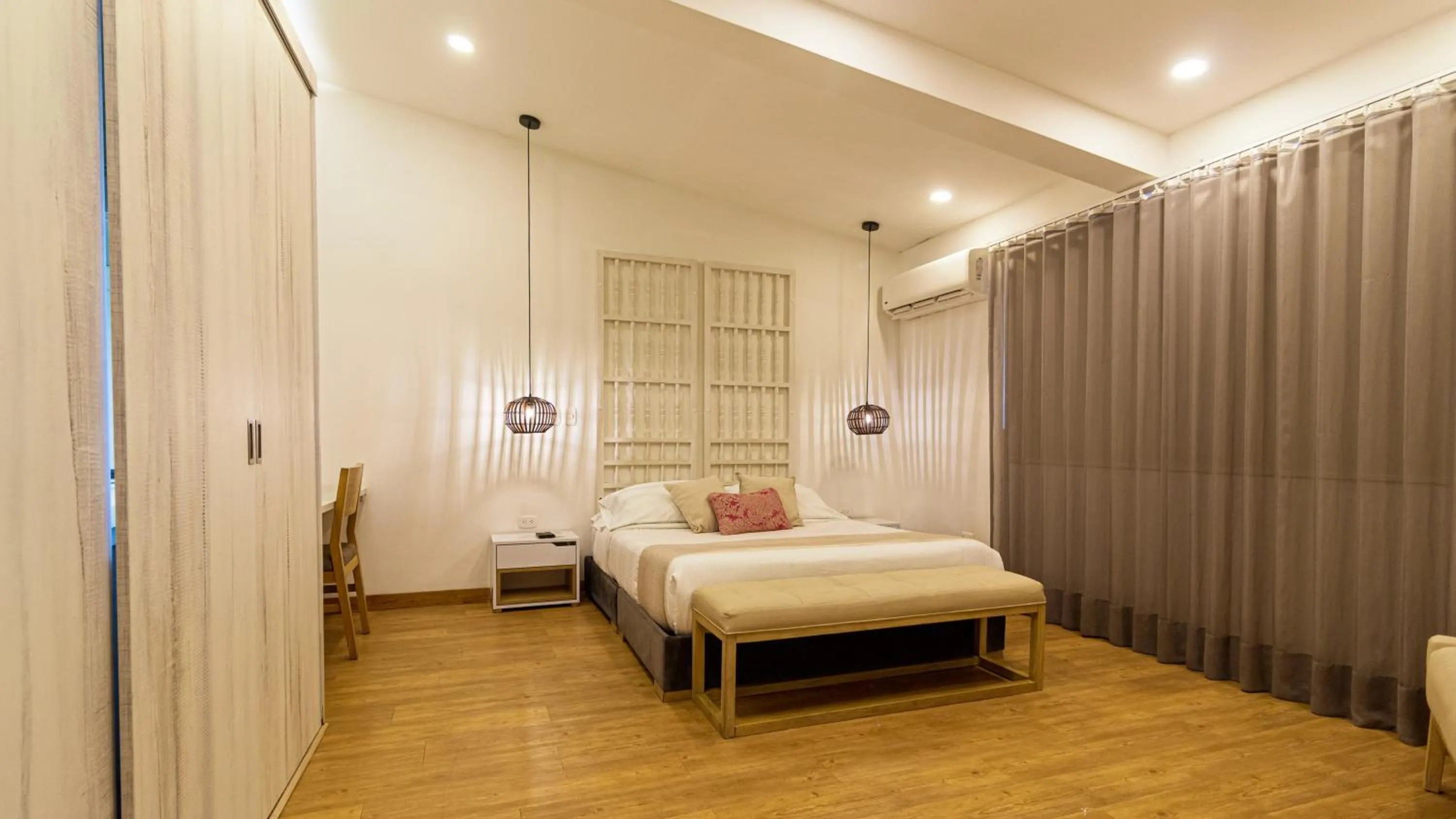 Bed in Cartagena Suites de Manga