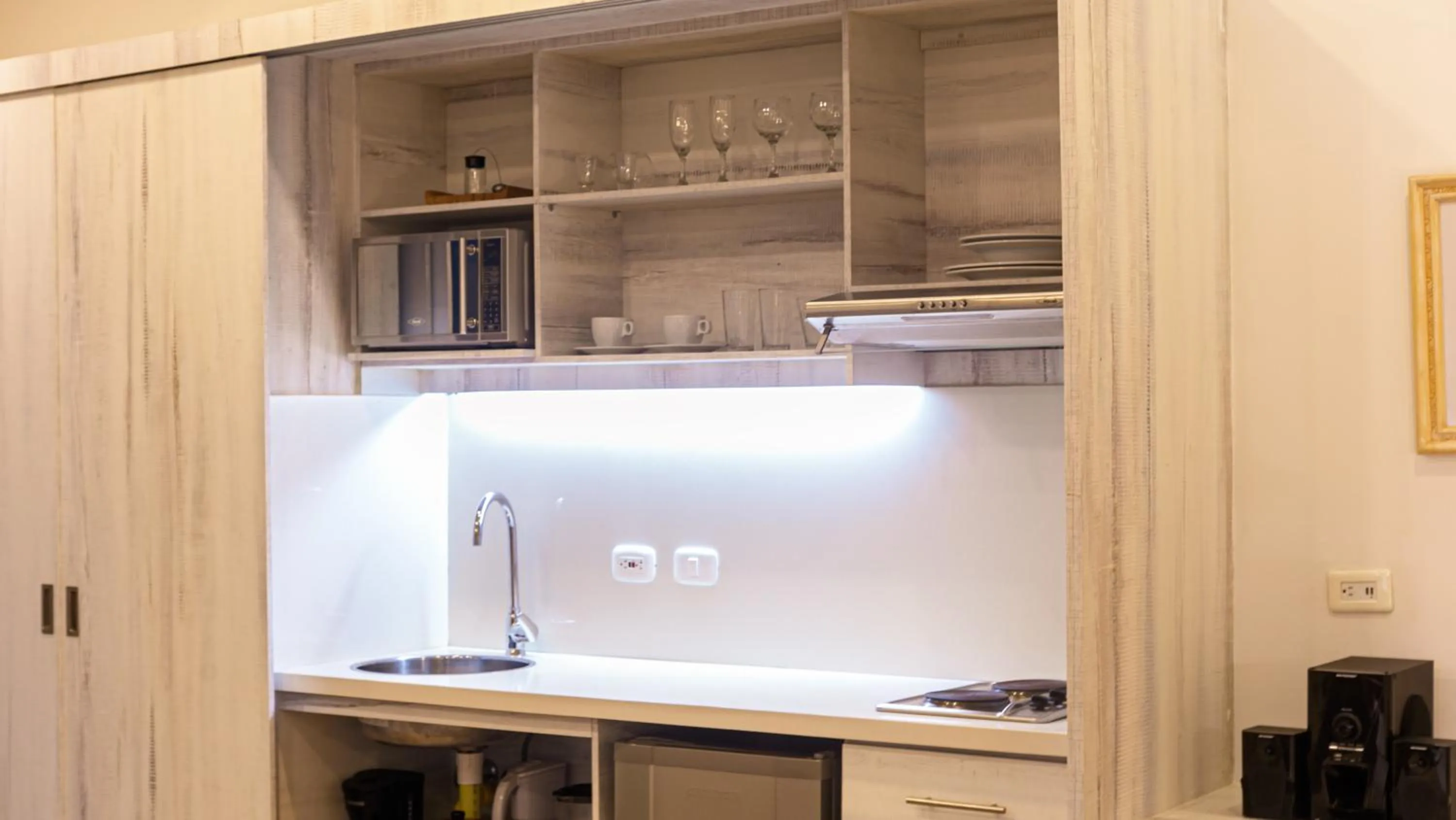 Kitchen or kitchenette in Cartagena Suites de Manga