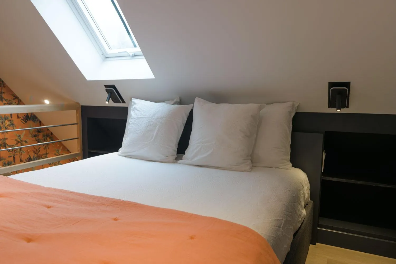 Bed in Le Logis d'Origine.