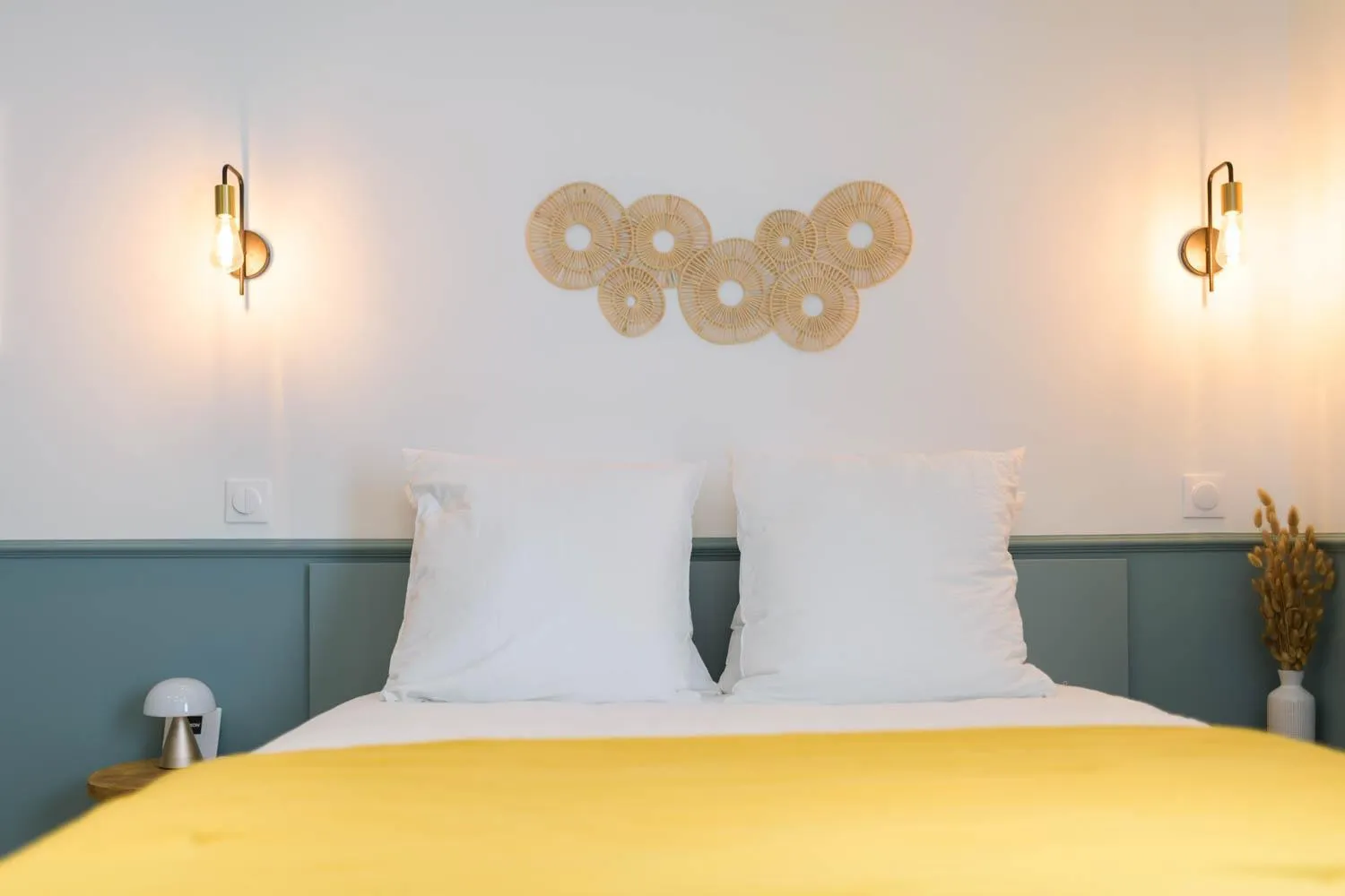 Bed in Le Logis d'Origine.