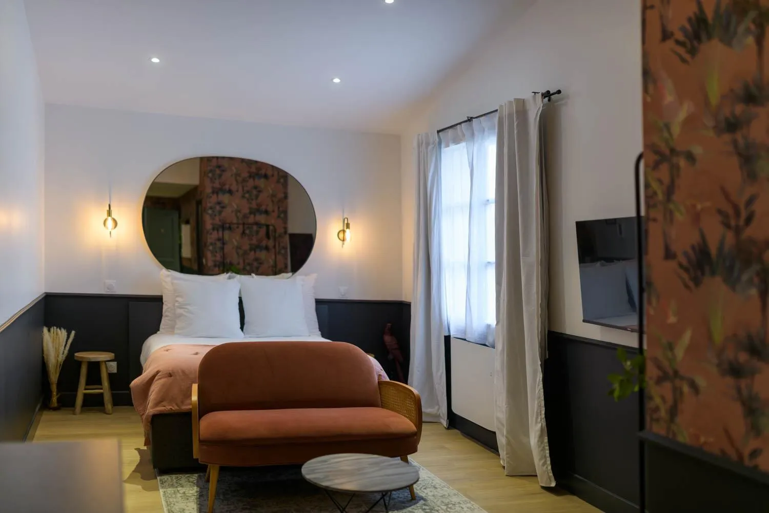 Bed in Le Logis d'Origine.