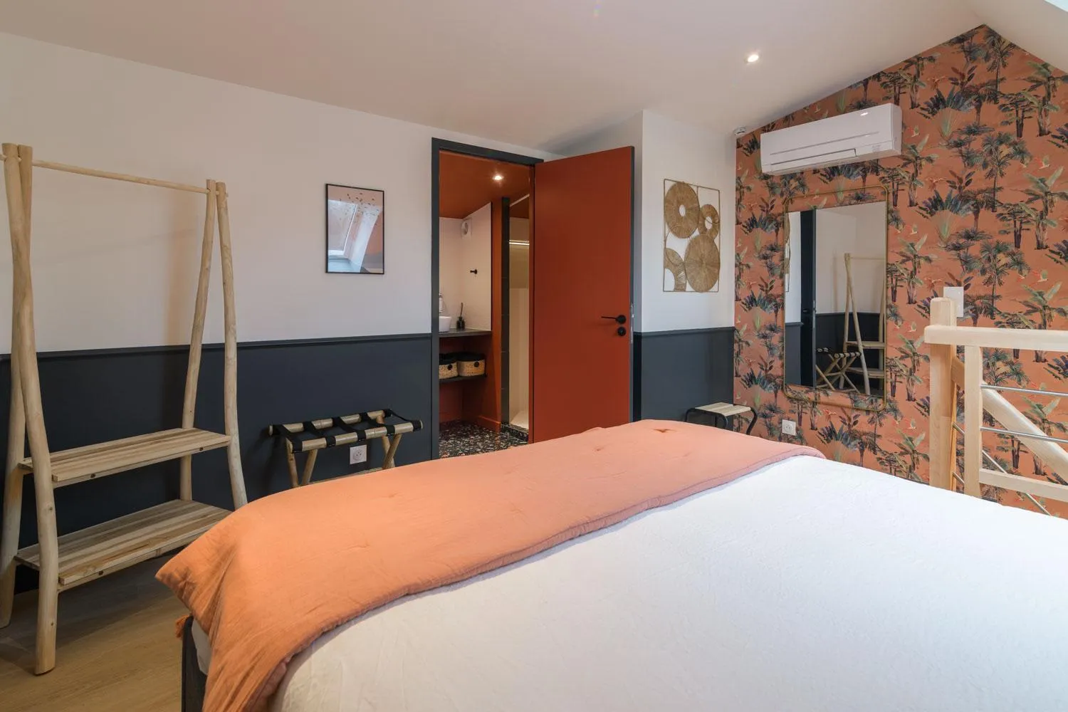 Bed in Le Logis d'Origine.