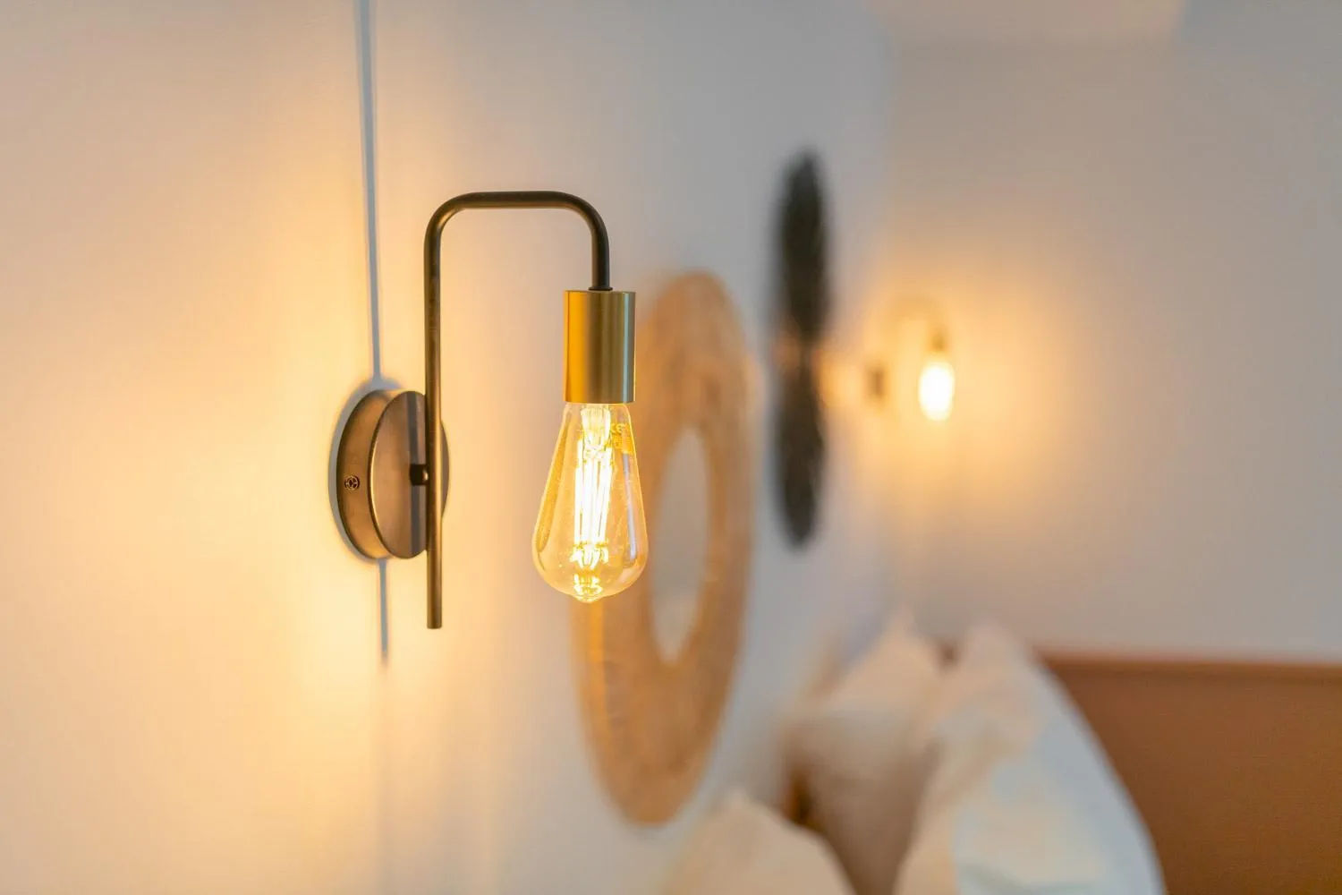 Bed in Le Logis d'Origine.