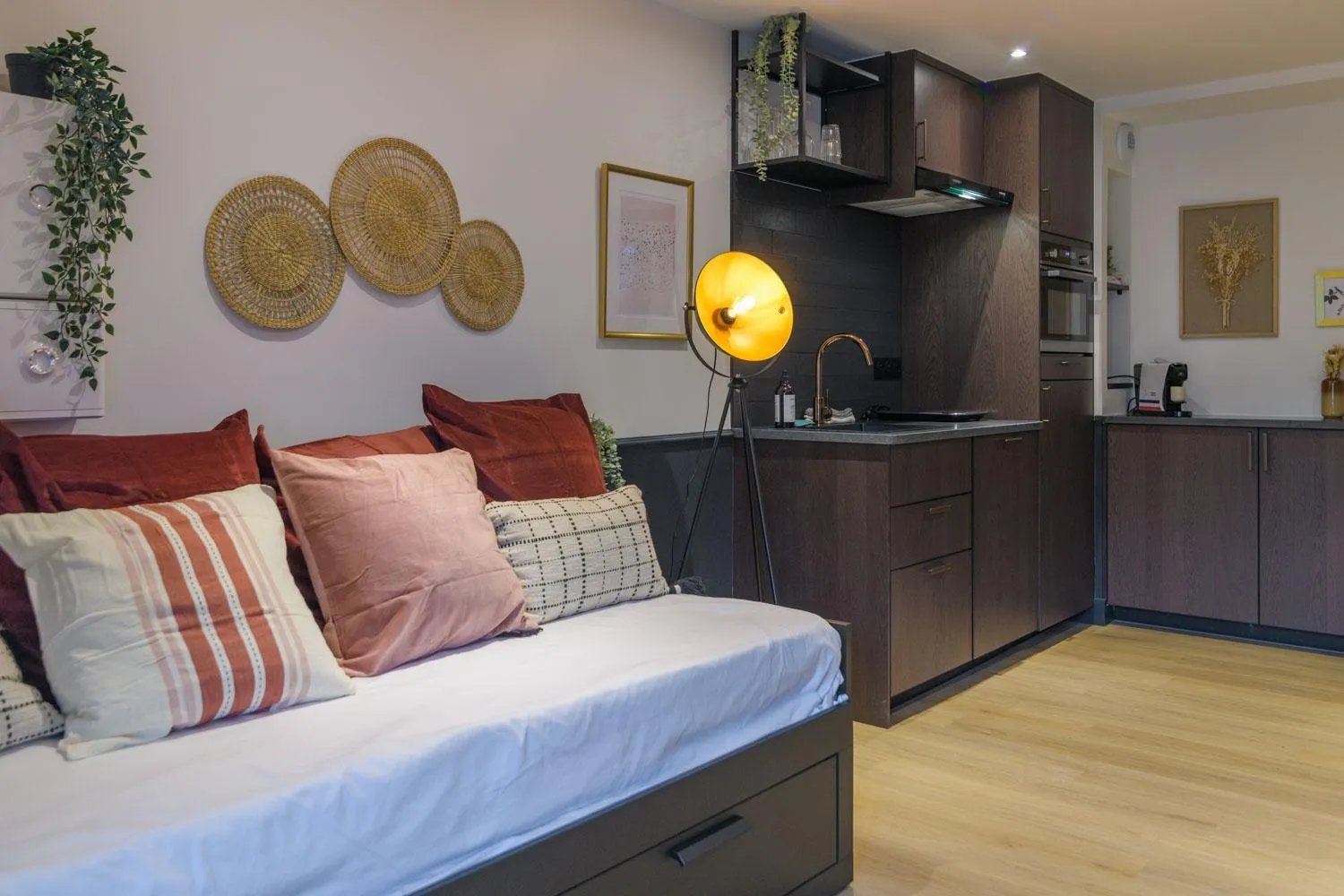 Bed in Le Logis d'Origine.