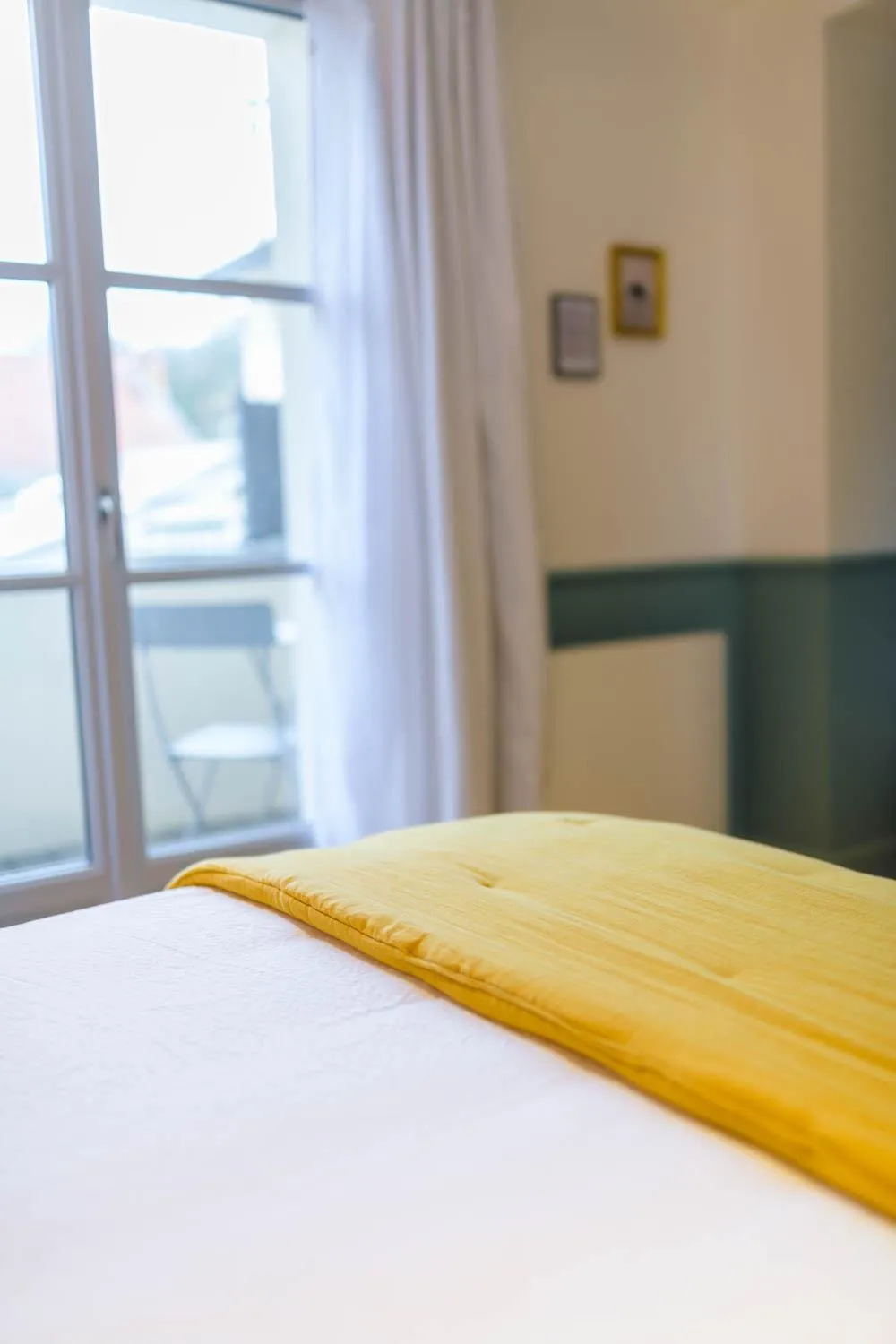 Bed in Le Logis d'Origine.