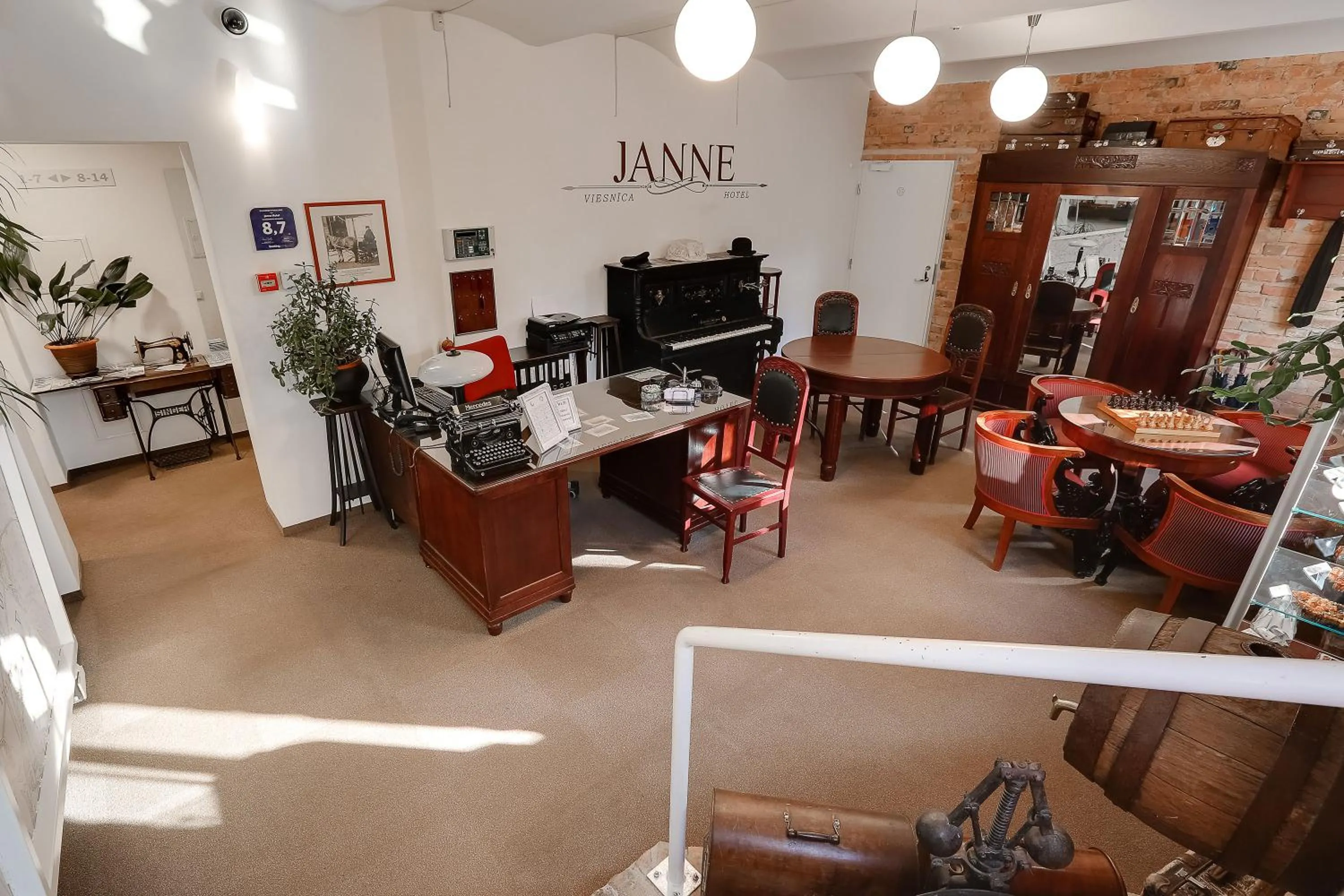 Property logo or sign in Janne Hotel with Self Check-in