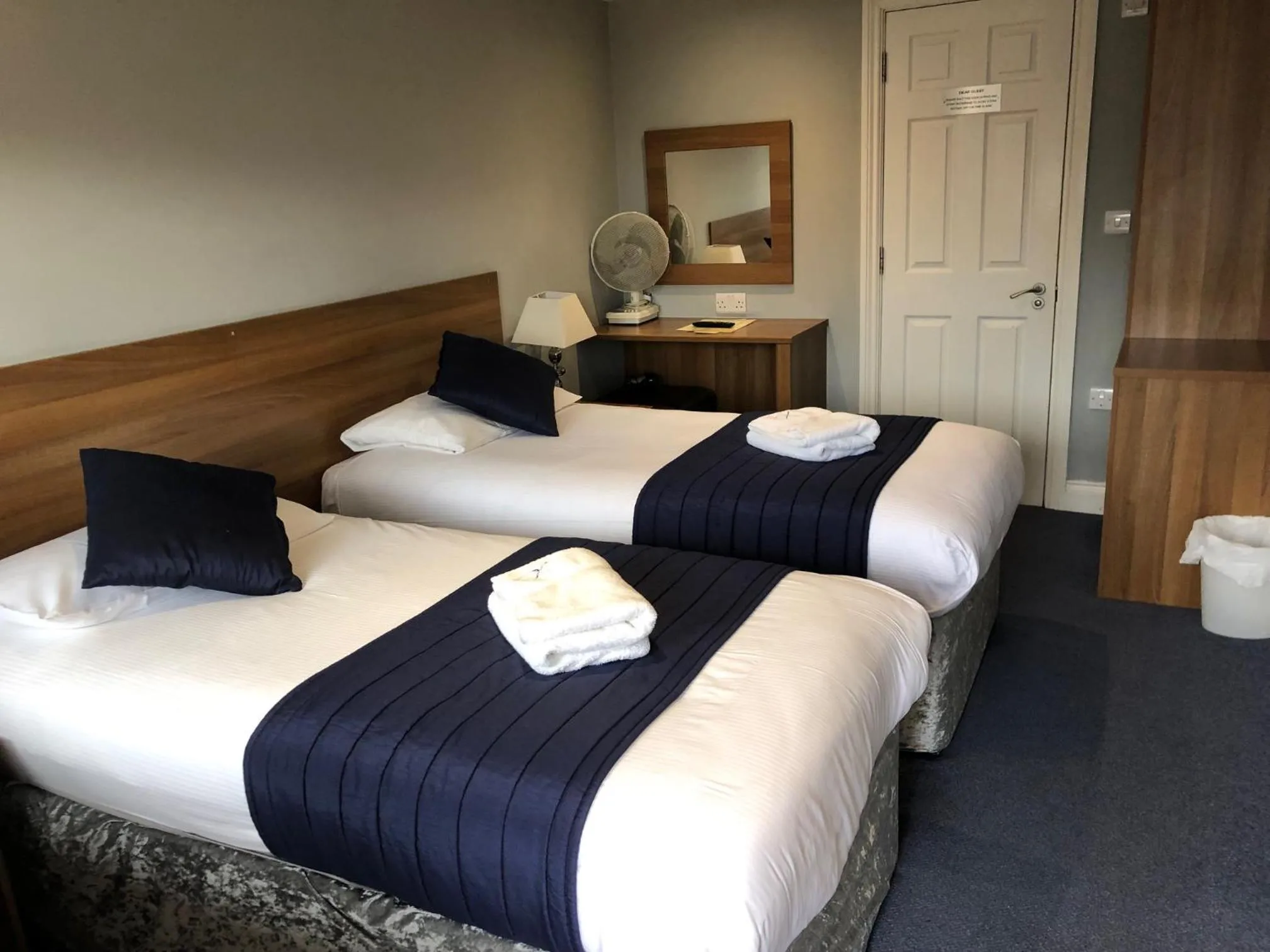 Bedroom, Bed in Corner House Hotel Gatwick with bookable Holiday parking
