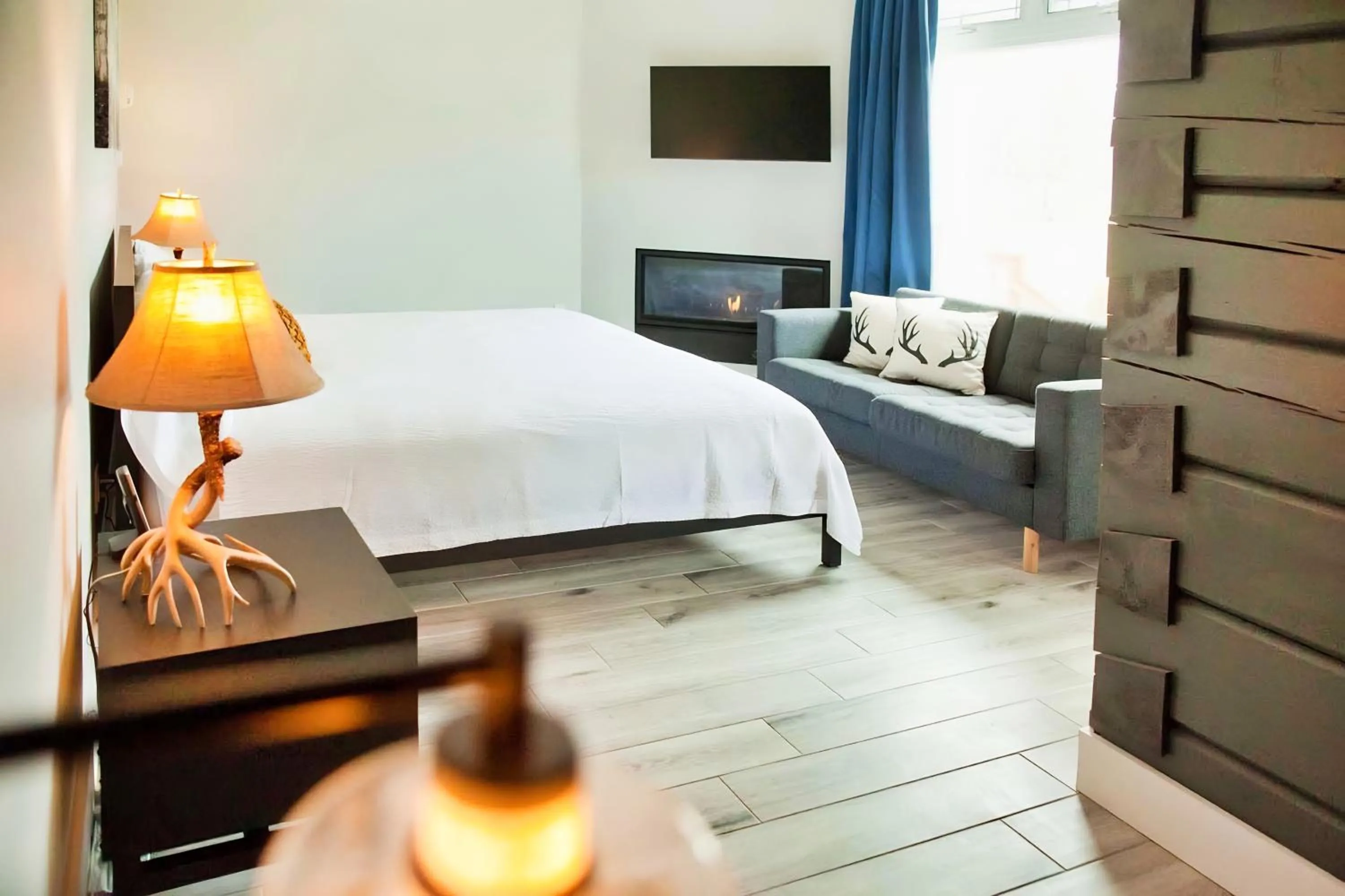 Bed in Terrace Suites