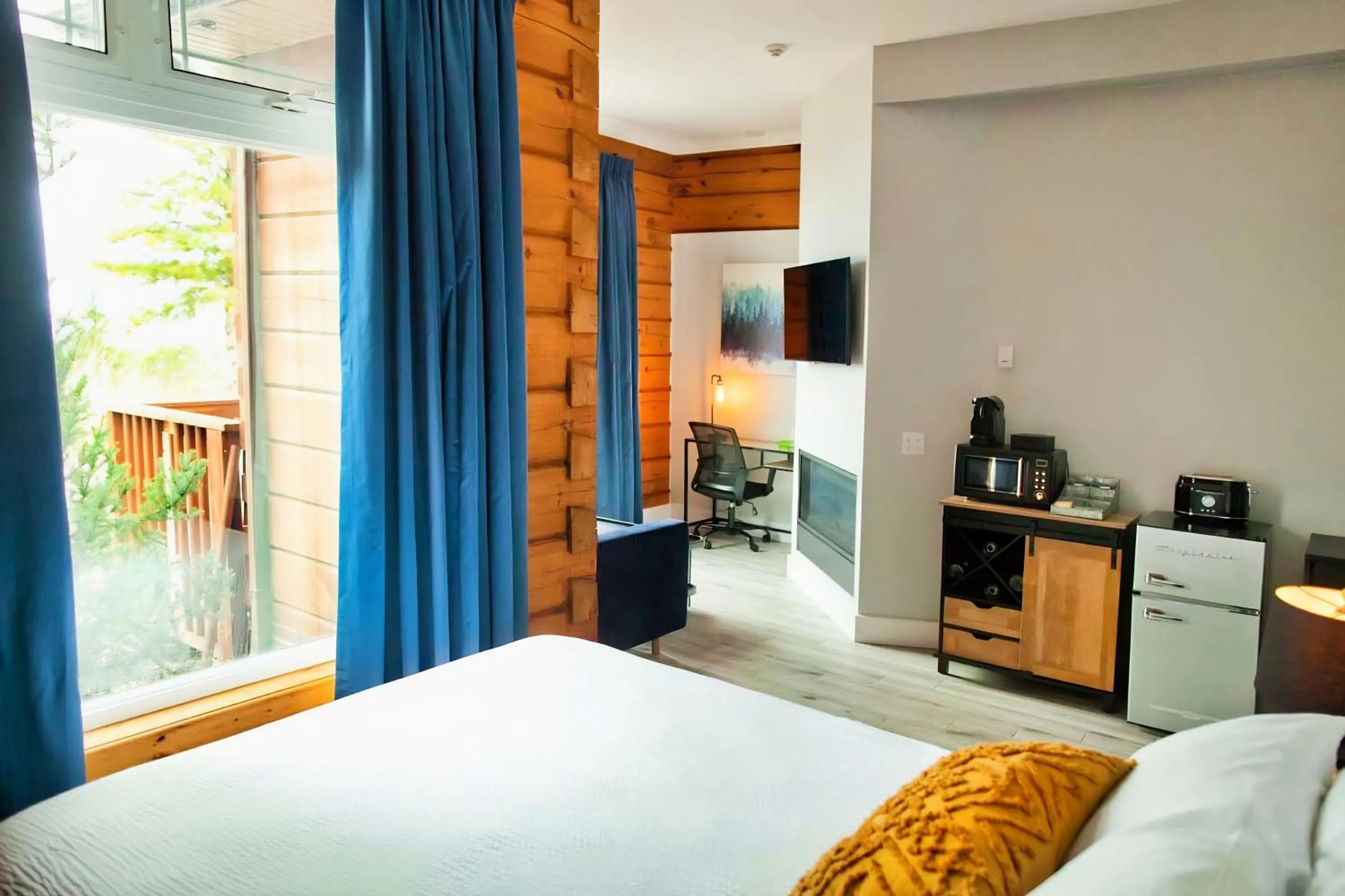 Bed in Terrace Suites