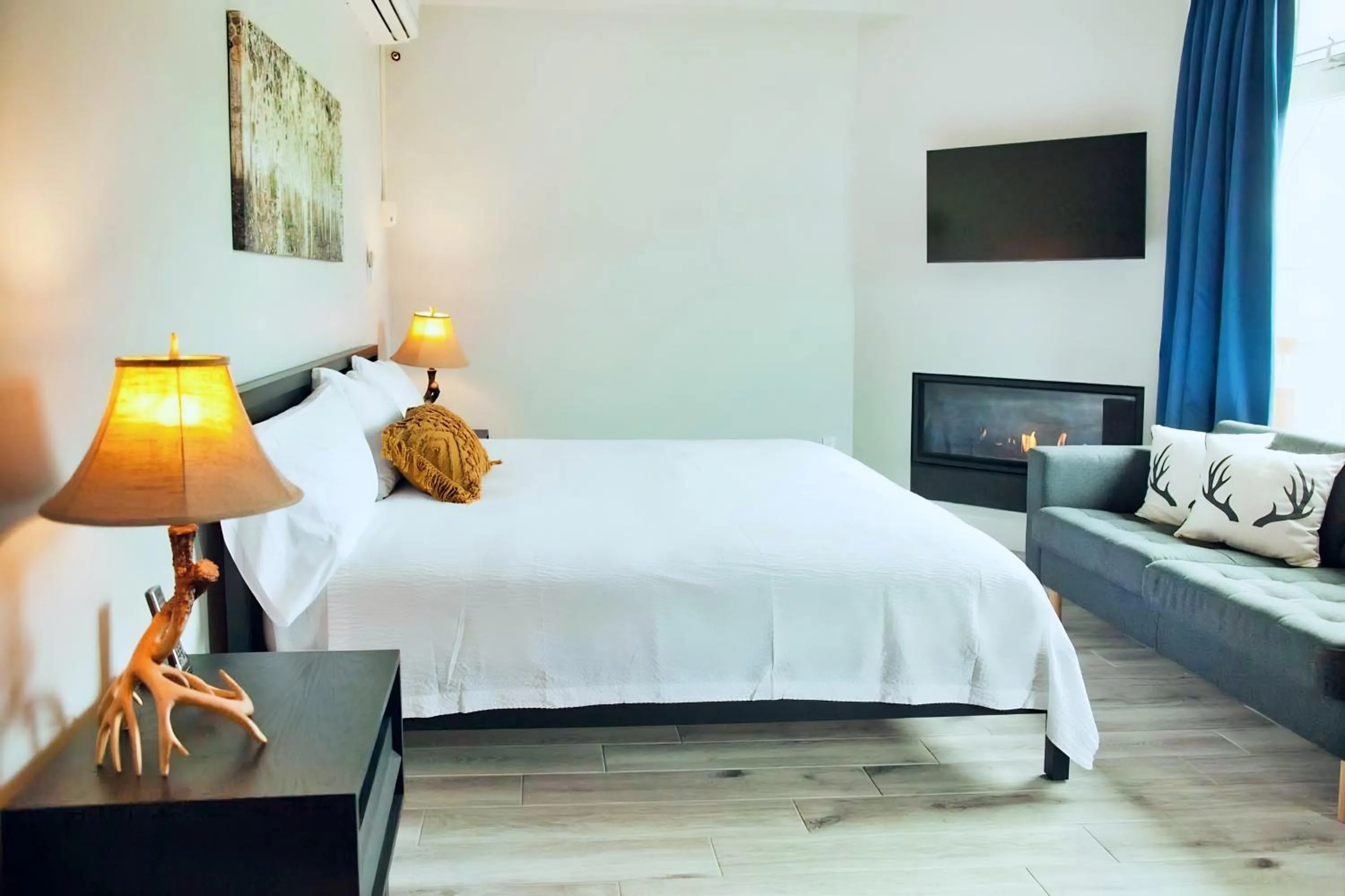 Bed in Terrace Suites