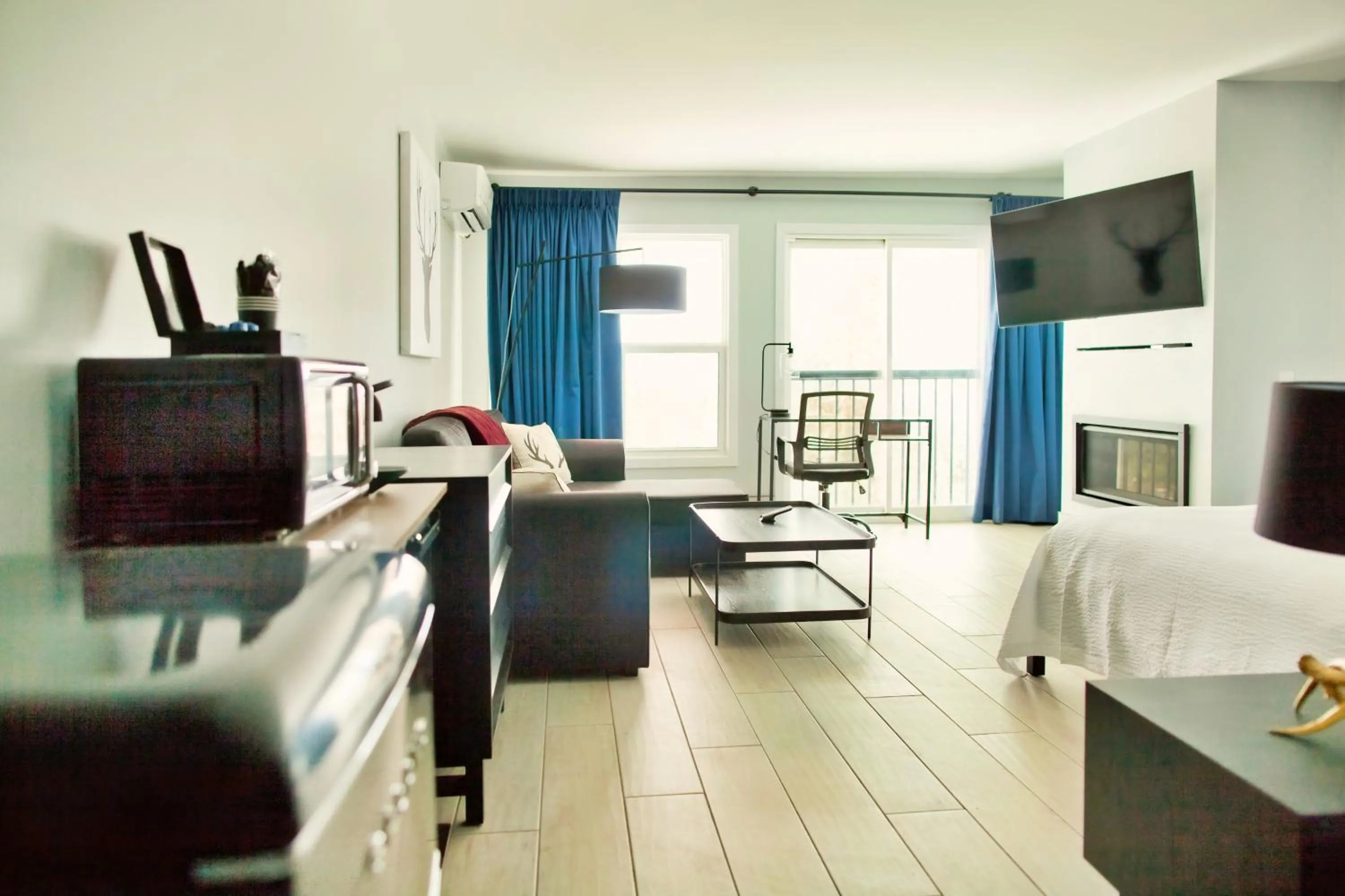 Bed in Terrace Suites