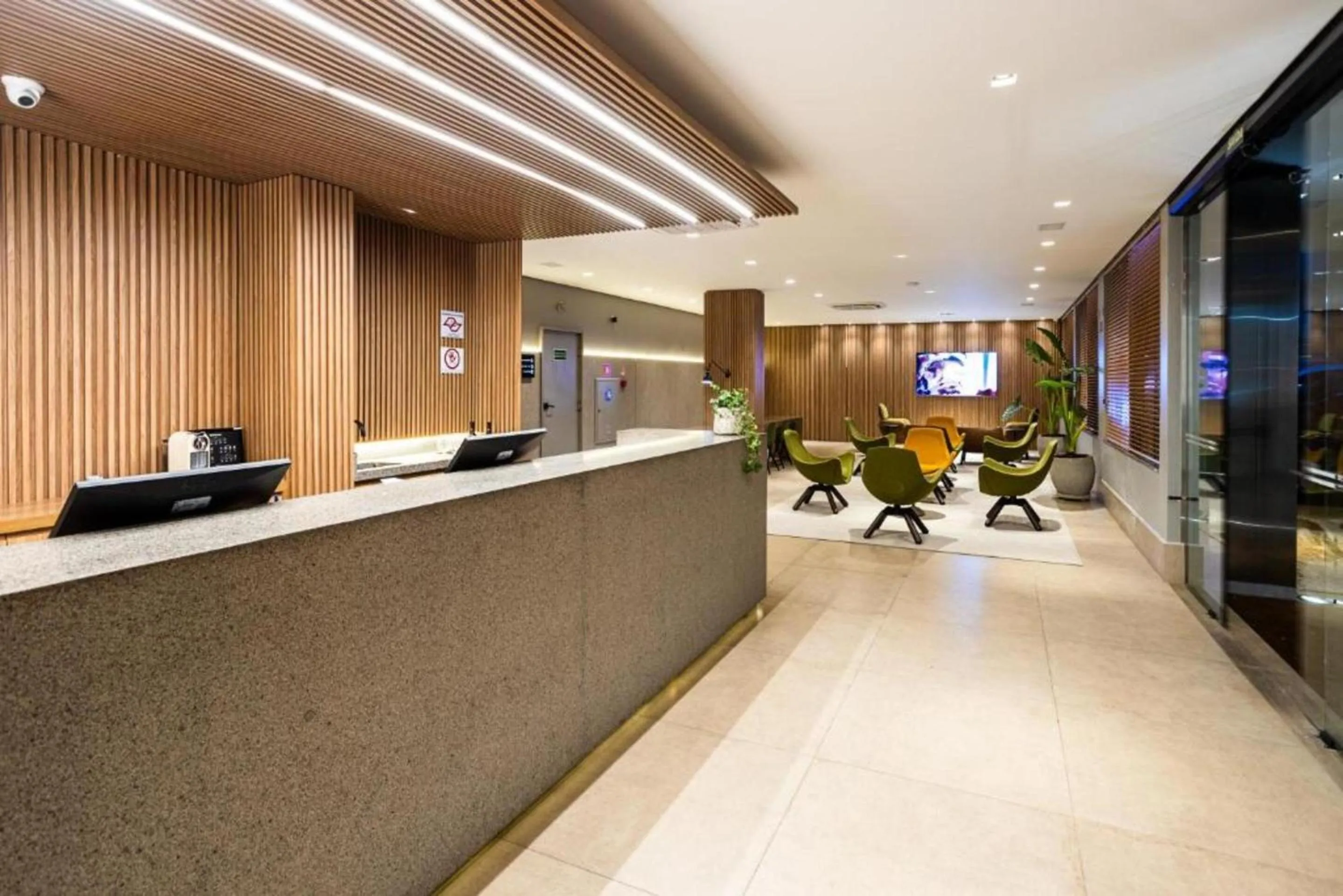 Lobby or reception in Momax Hotel